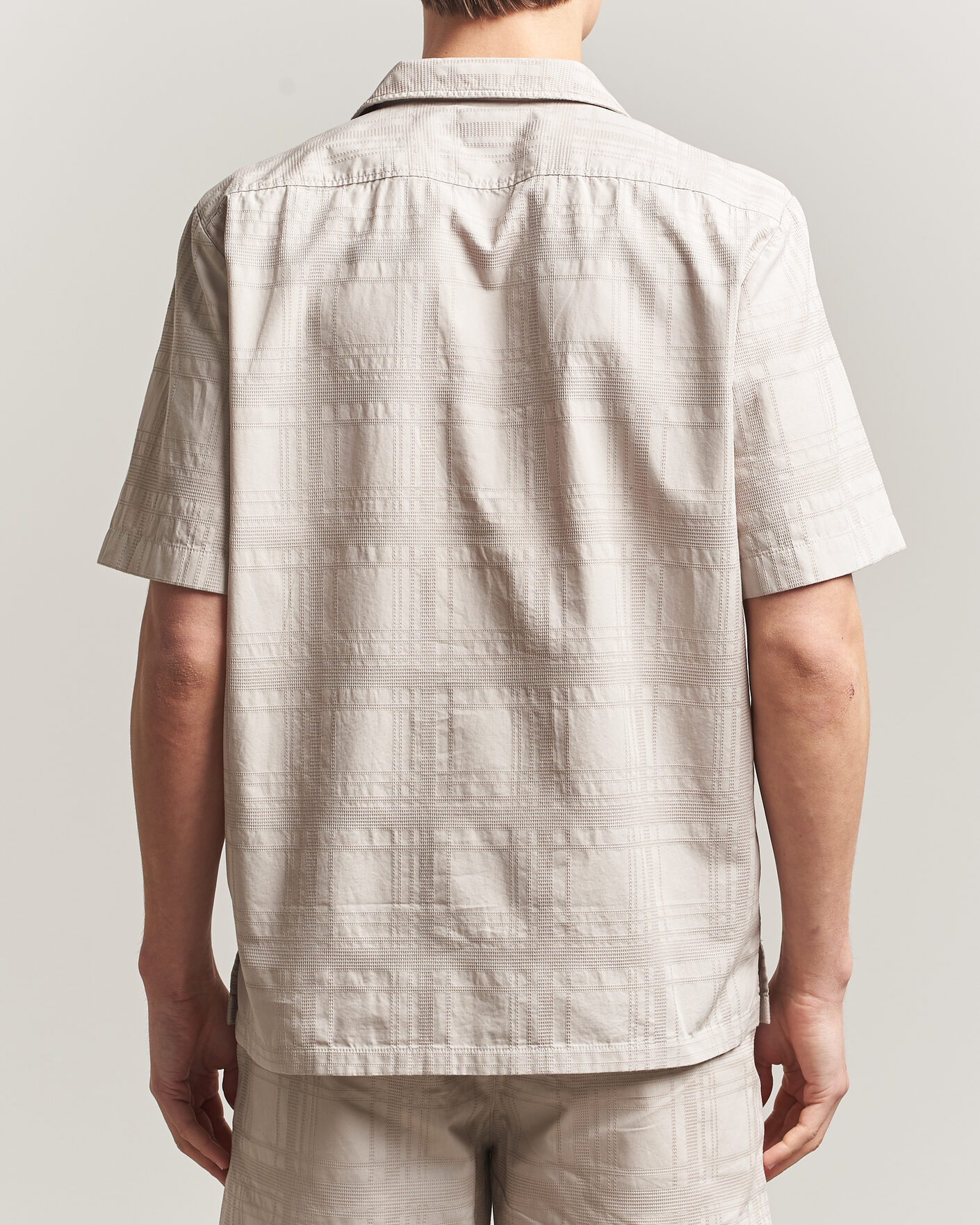 Hombres | Camisas | BOSS ORANGE | Rayer Cotton Resort Shirt Beige