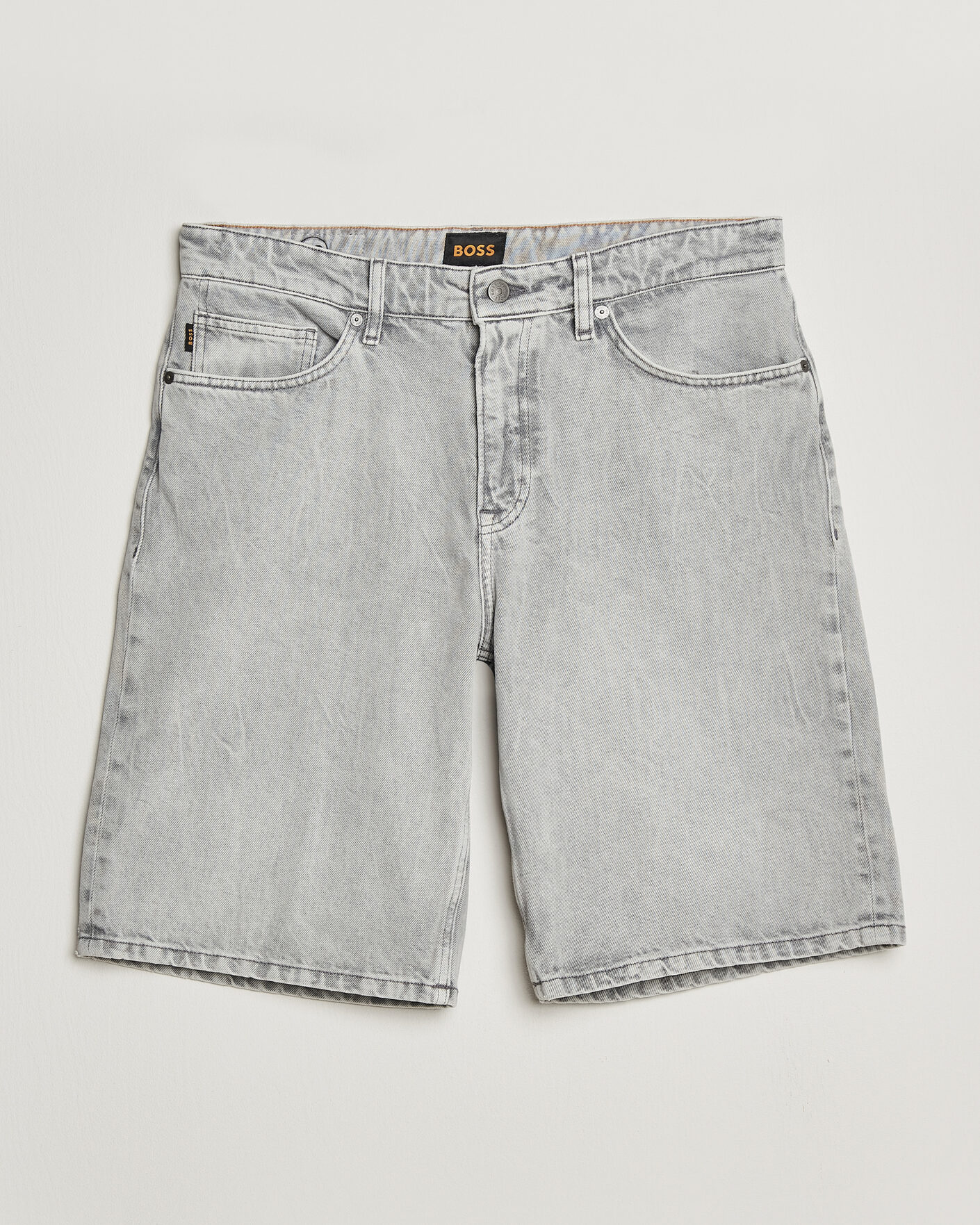 Hombres | Pantalones cortos | BOSS ORANGE | Atacama Denim Shorts Medium Grey