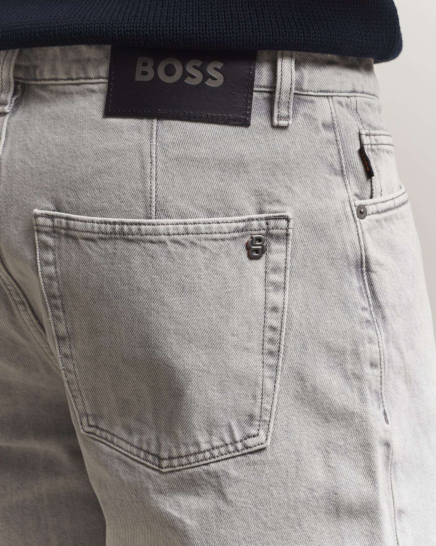 Hombres | Pantalones cortos | BOSS ORANGE | Atacama Denim Shorts Medium Grey