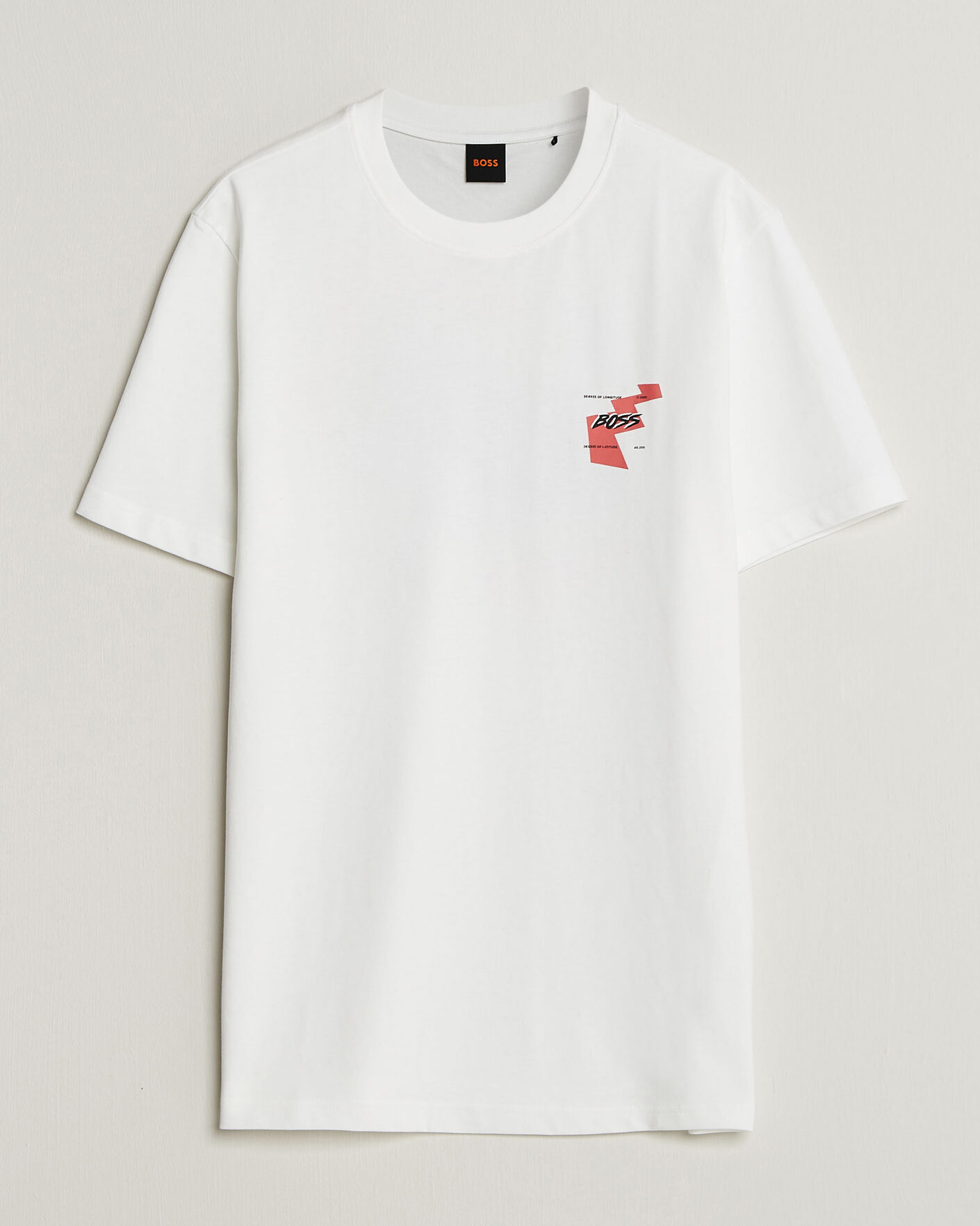 Hombres | Camisetas | BOSS ORANGE | Movement Printed Crew Neck T-Shirt Natural