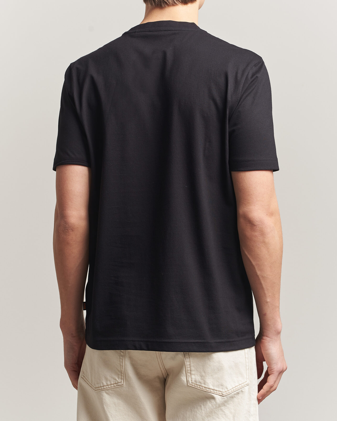 Hombres | Camisetas | BOSS ORANGE | DJ Printed Crew Neck T-Shirt Black