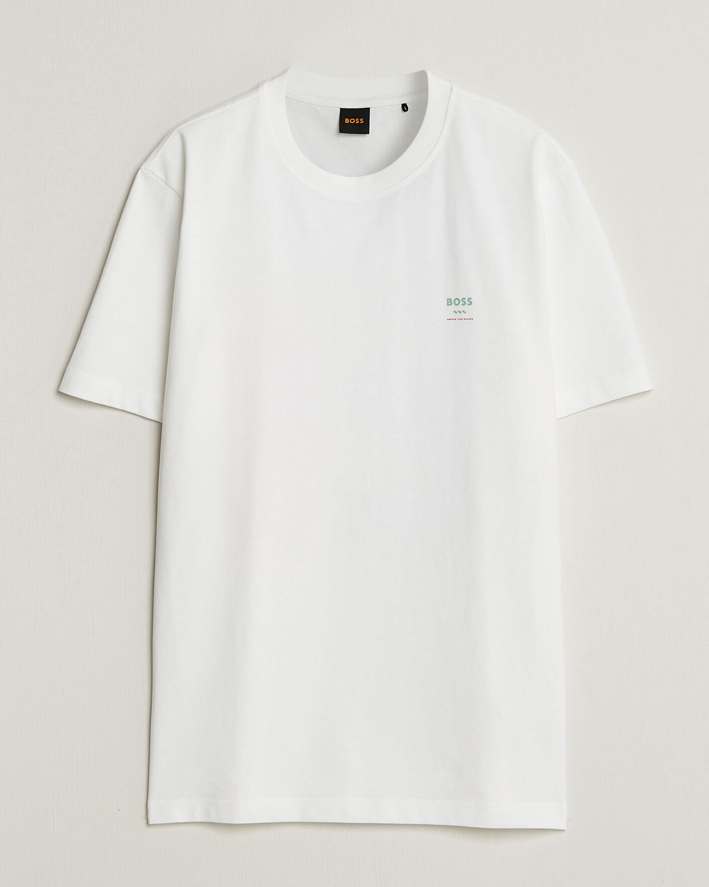 Hombres | Camisetas | BOSS ORANGE | Groove Printed Crew Neck T-Shirt White