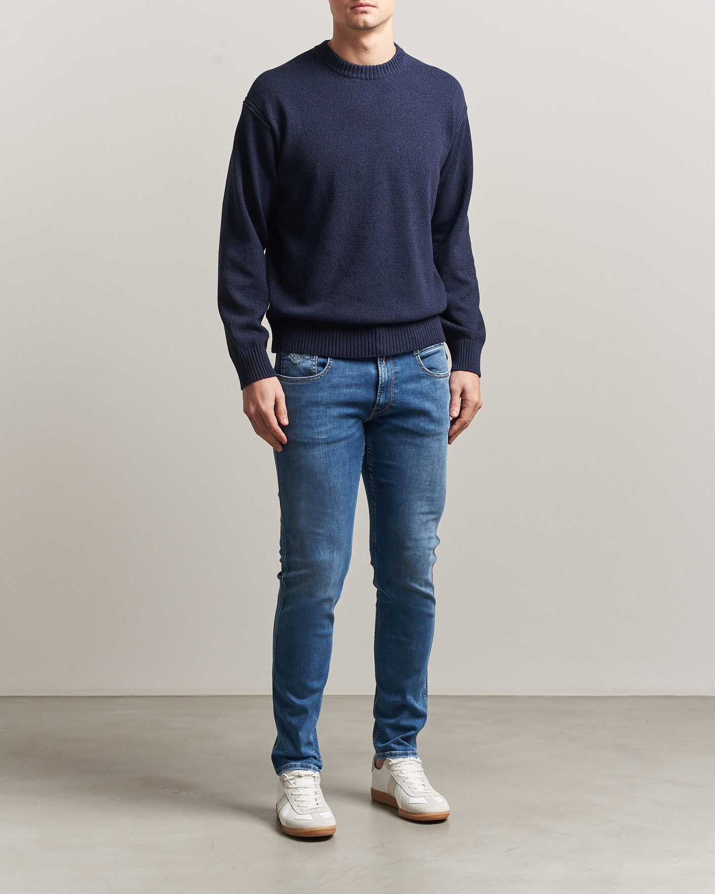 Hombres | Jerséis y prendas de punto | BOSS ORANGE | Kerlino Knitted Sweater Dark Blue