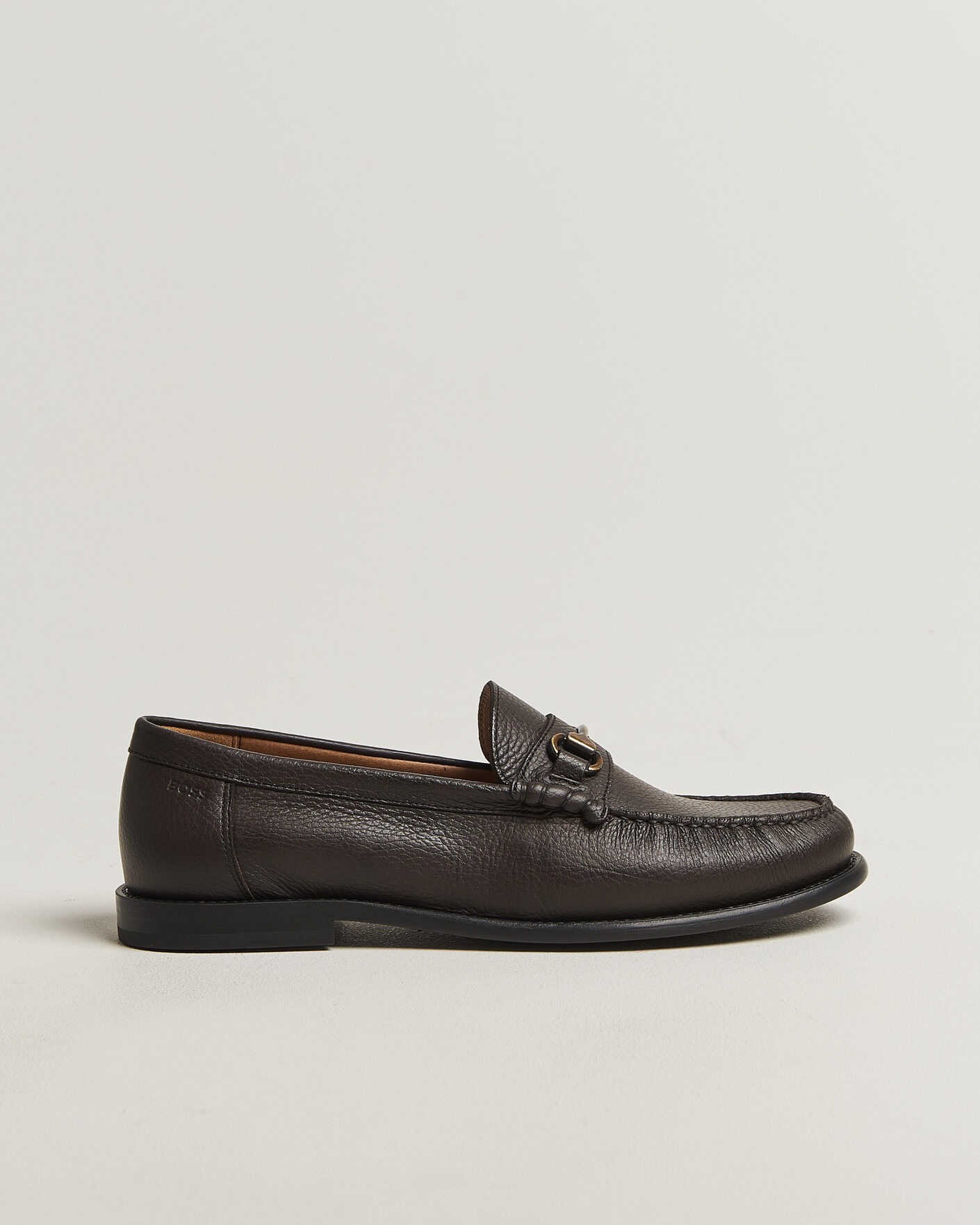 Hombres | Mocasines | BOSS BLACK | Tevan Leather Moccasin Dark Brown