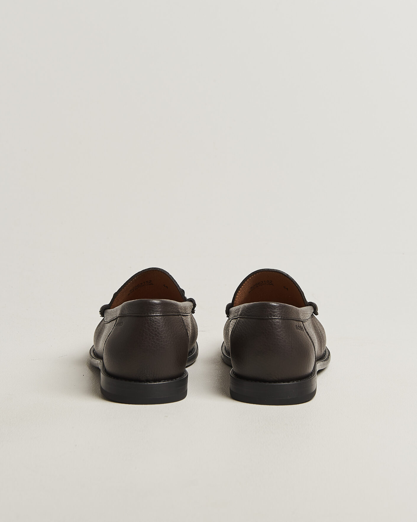 Hombres | Mocasines | BOSS BLACK | Tevan Leather Moccasin Dark Brown