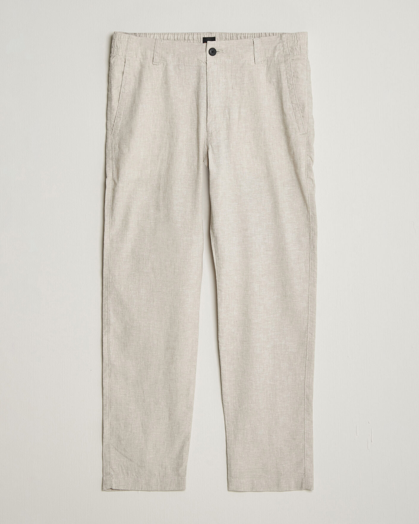 Hombres | Pantalones | BOSS ORANGE | Sanderson Linen Pants Open Grey