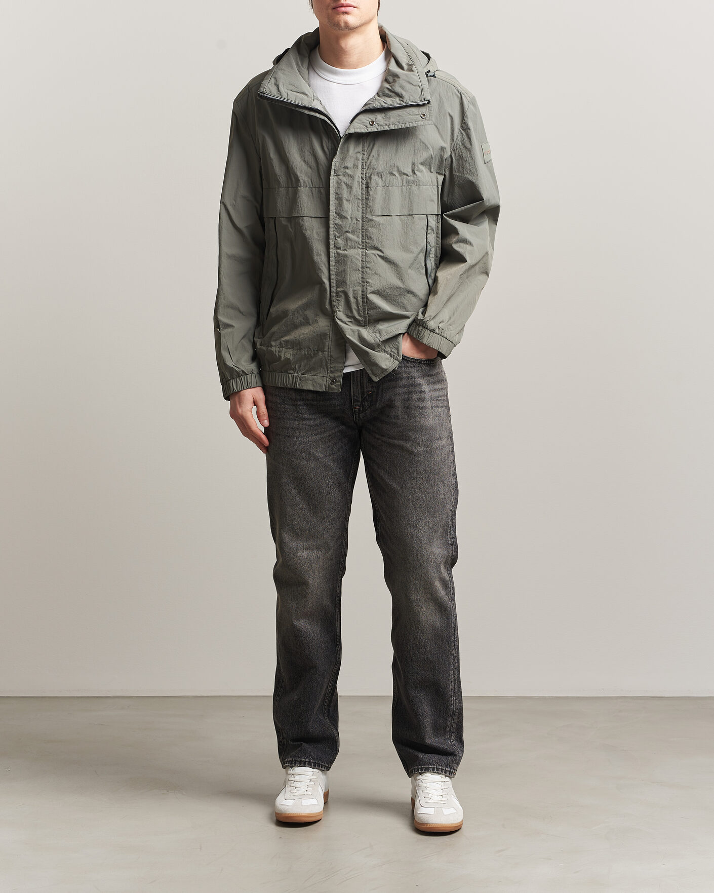 Hombres | Abrigos y chaquetas | BOSS ORANGE | Oberle Hooded Jacket Green