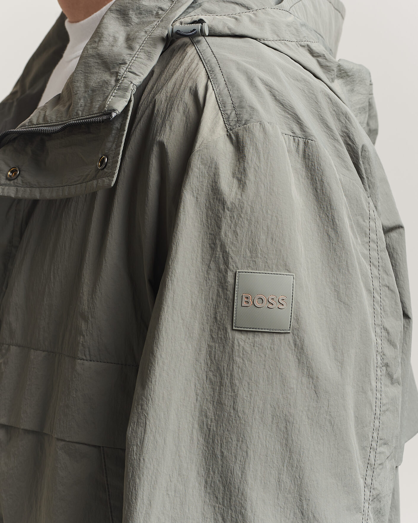 Hombres | Abrigos y chaquetas | BOSS ORANGE | Oberle Hooded Jacket Green