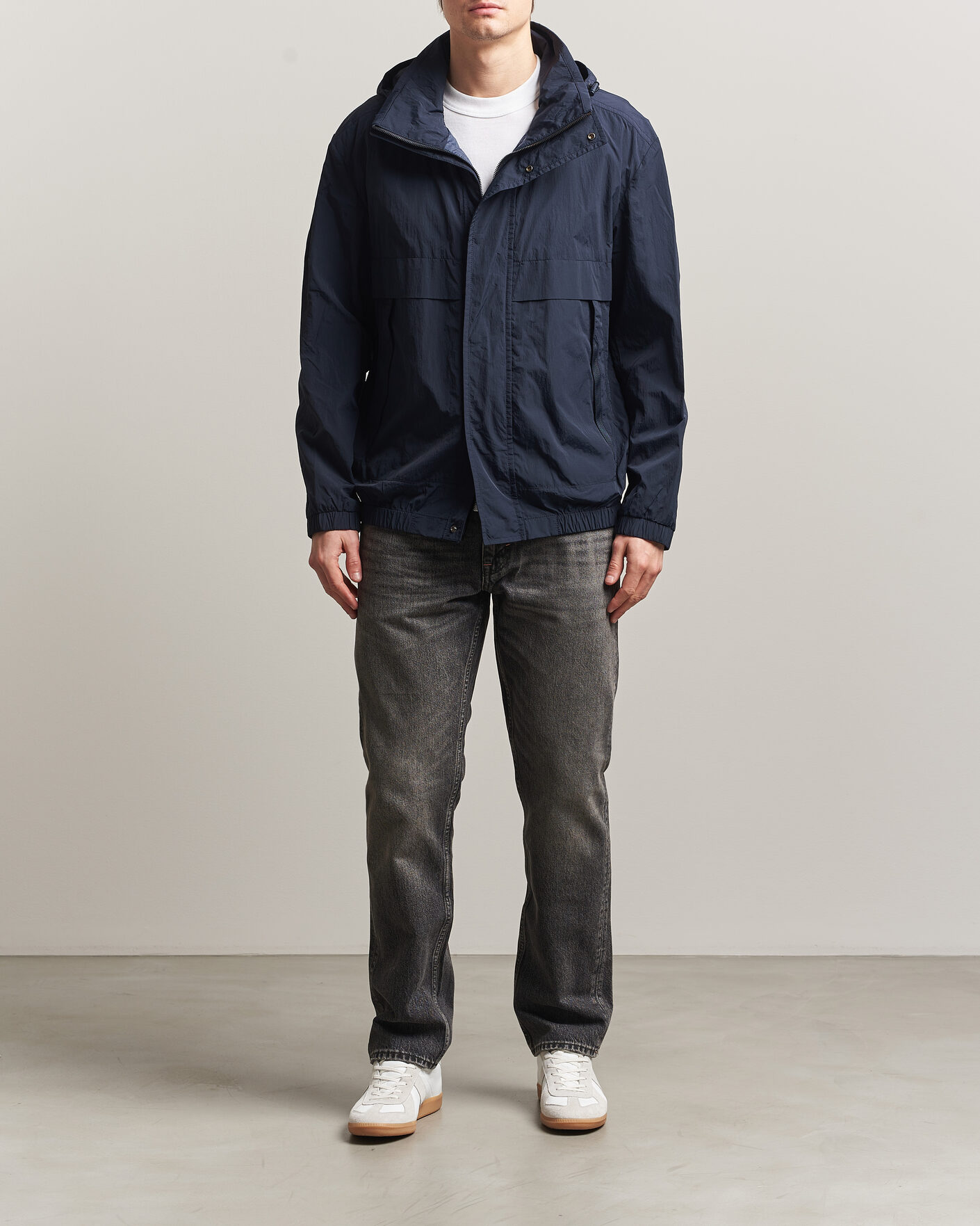 Hombres | Abrigos y chaquetas | BOSS ORANGE | Oberle Hooded Jacket Dark Blue