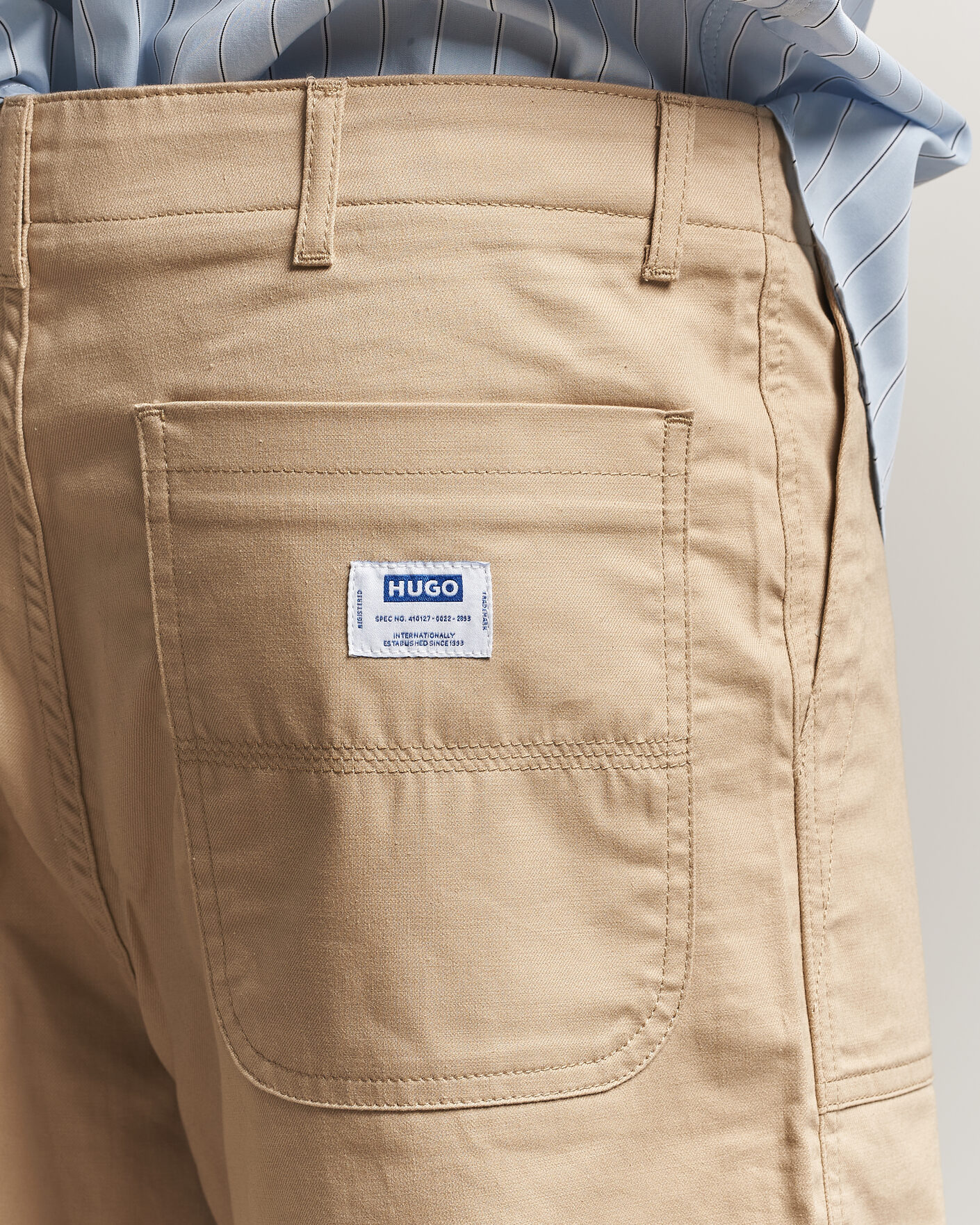 Hombres | Pantalones cortos | HUGO | Gutwin Workwear Shorts Medium Beige