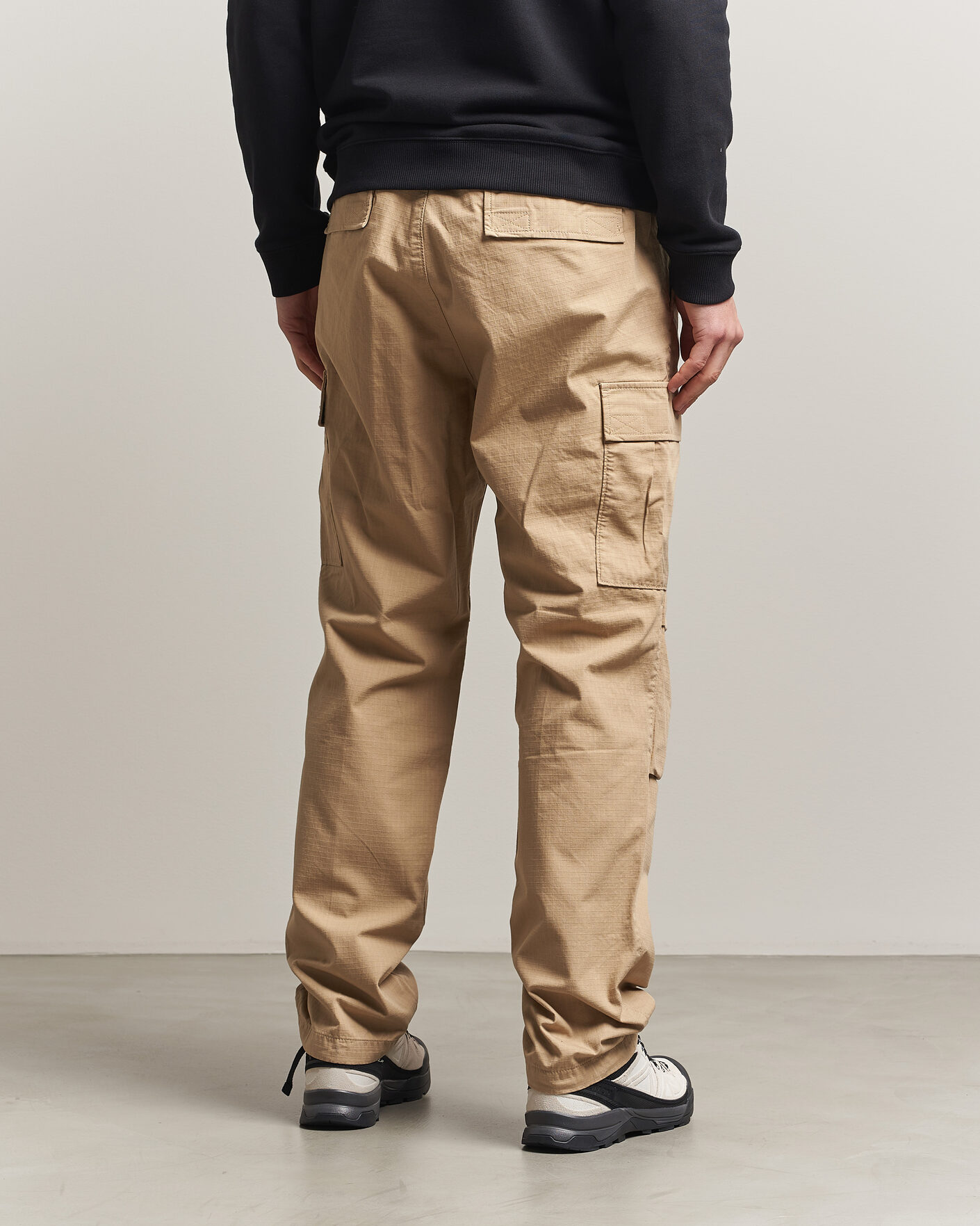 Hombres | Pantalones | HUGO | Gadic Cargo Drawstring Pants Medium Beige