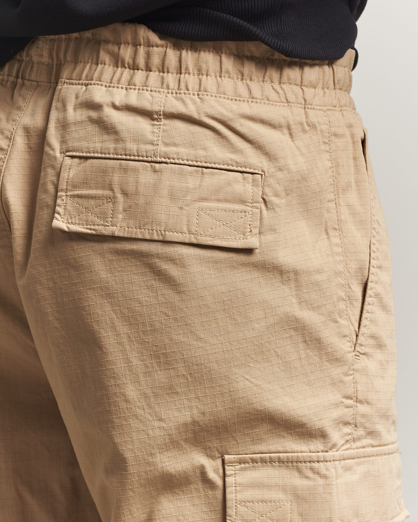 Hombres | Pantalones | HUGO | Gadic Cargo Drawstring Pants Medium Beige