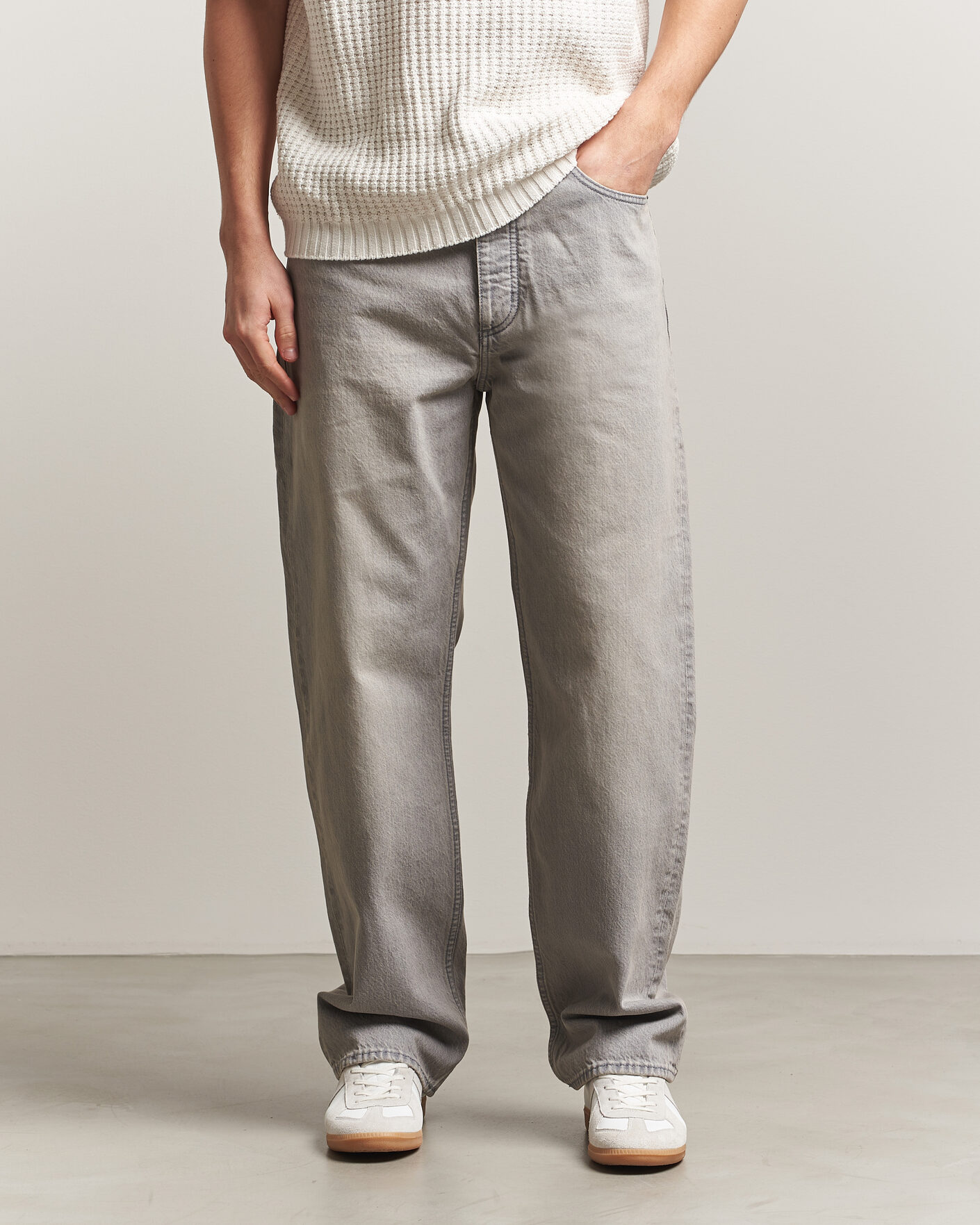 Hombres | Camisas | HUGO | Nate Baggy Fit Jeans Medium Grey