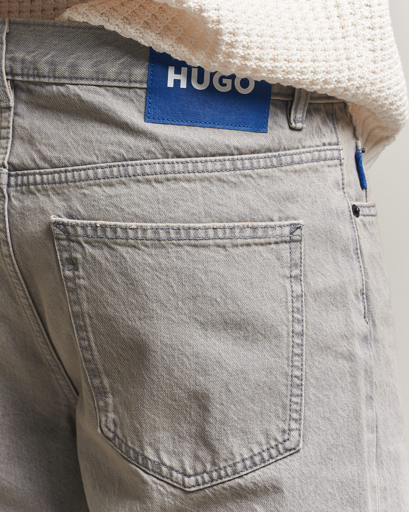 Hombres | Camisas | HUGO | Nate Baggy Fit Jeans Medium Grey