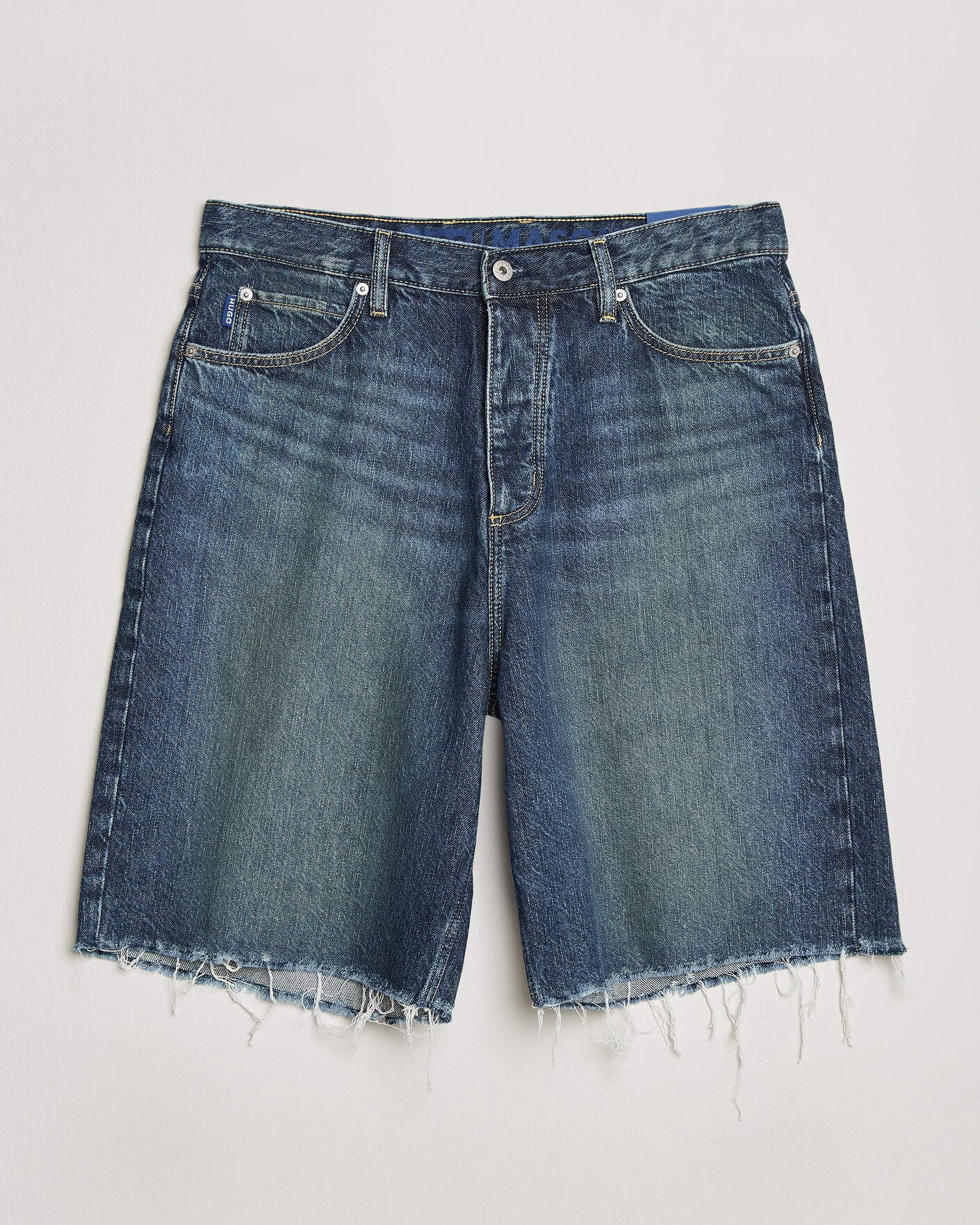 Hombres | Pantalones cortos | HUGO | Mason Denim Shorts Medium Blue