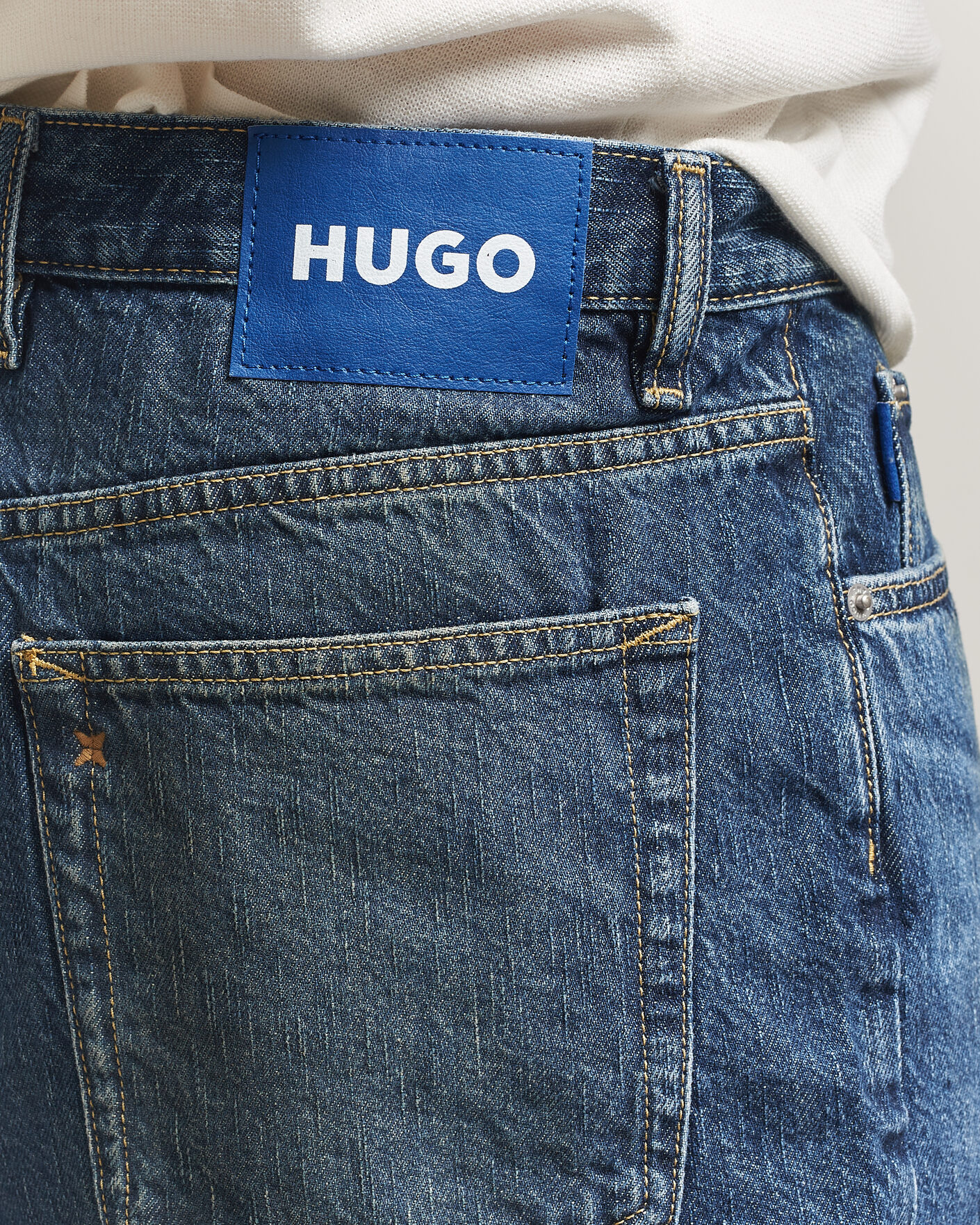 Hombres | Pantalones cortos | HUGO | Mason Denim Shorts Medium Blue