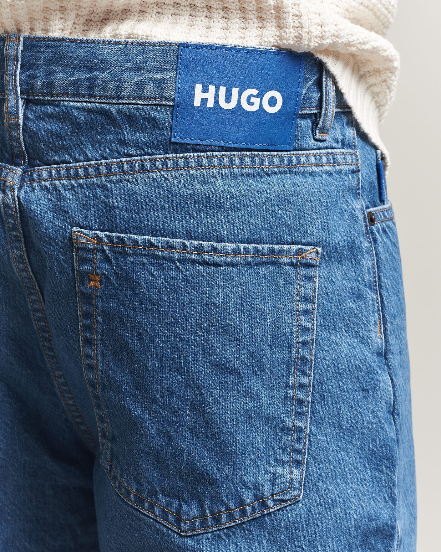 Hombres | Pantalones cortos | HUGO | Skate Denim Shorts Medium Blue