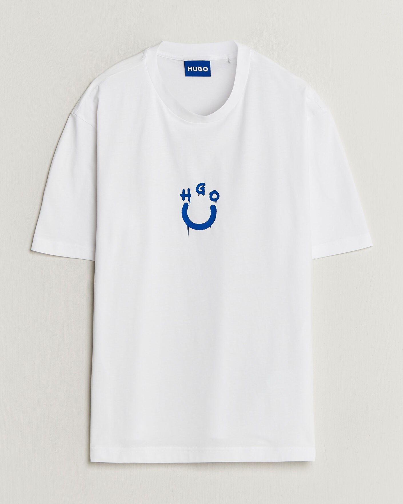 Hombres | Camisetas | HUGO | Norizom Printed Crew Neck T-Shirt White