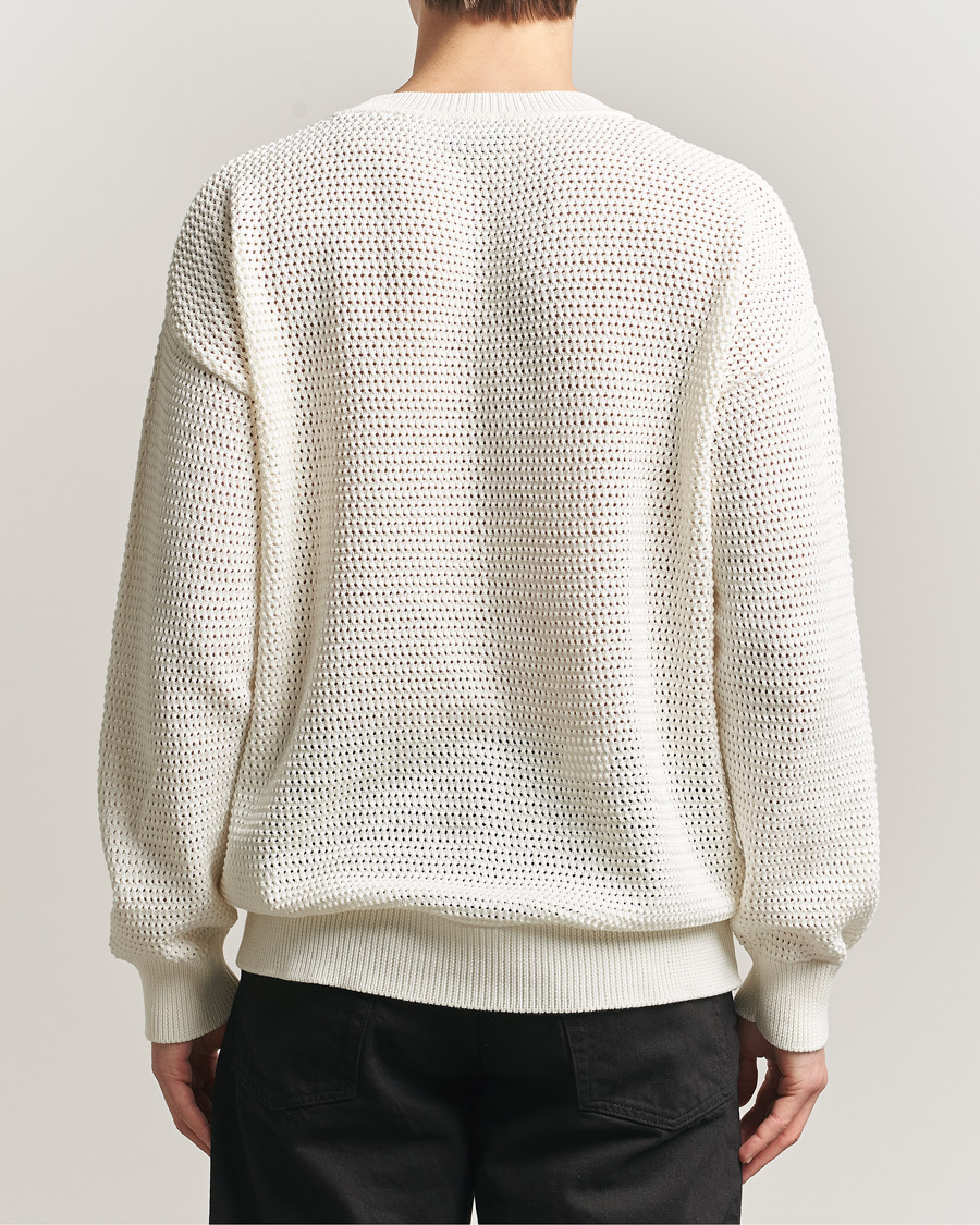 Hombres | Jerséis y prendas de punto | HUGO | Sanjou Knitted Sweater Open White