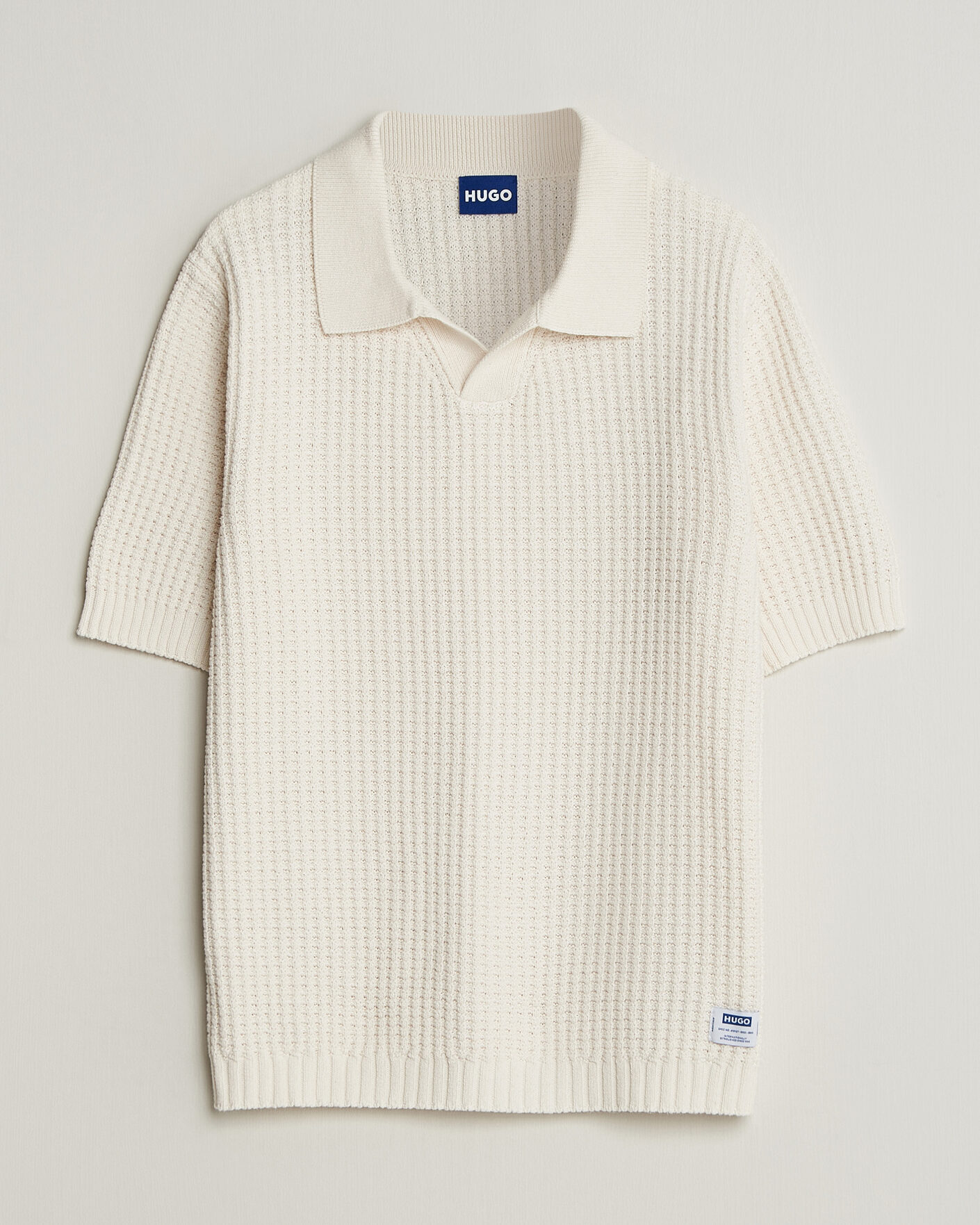Hombres | Polos | HUGO | Spero Knitted Polo Open White