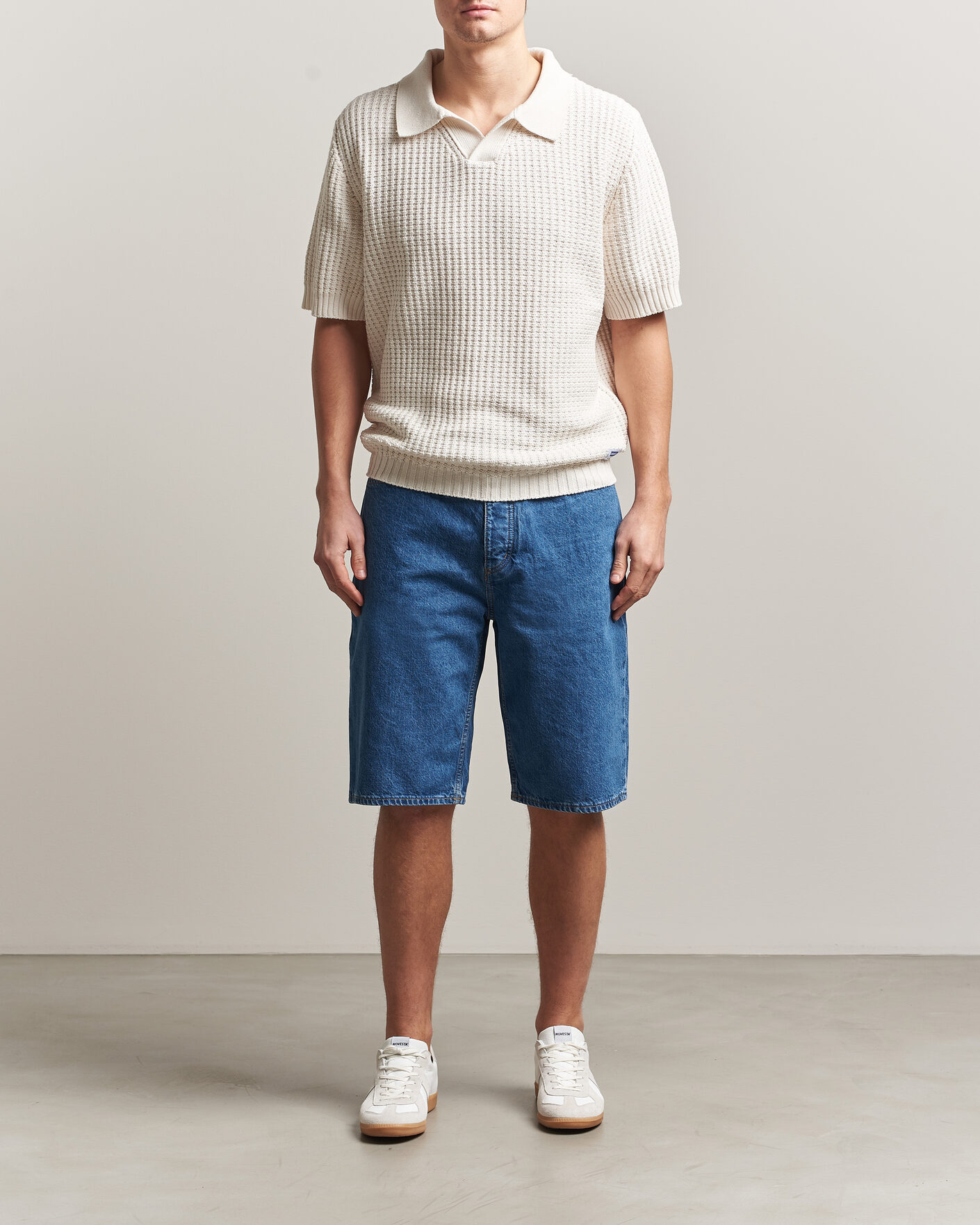 Hombres | Polos | HUGO | Spero Knitted Polo Open White