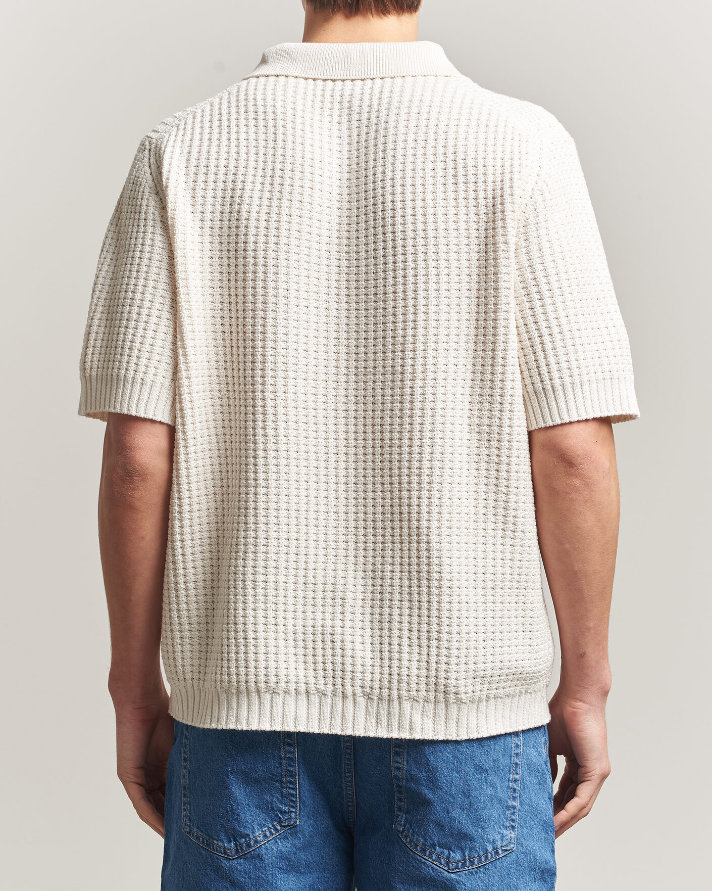 Hombres | Polos | HUGO | Spero Knitted Polo Open White