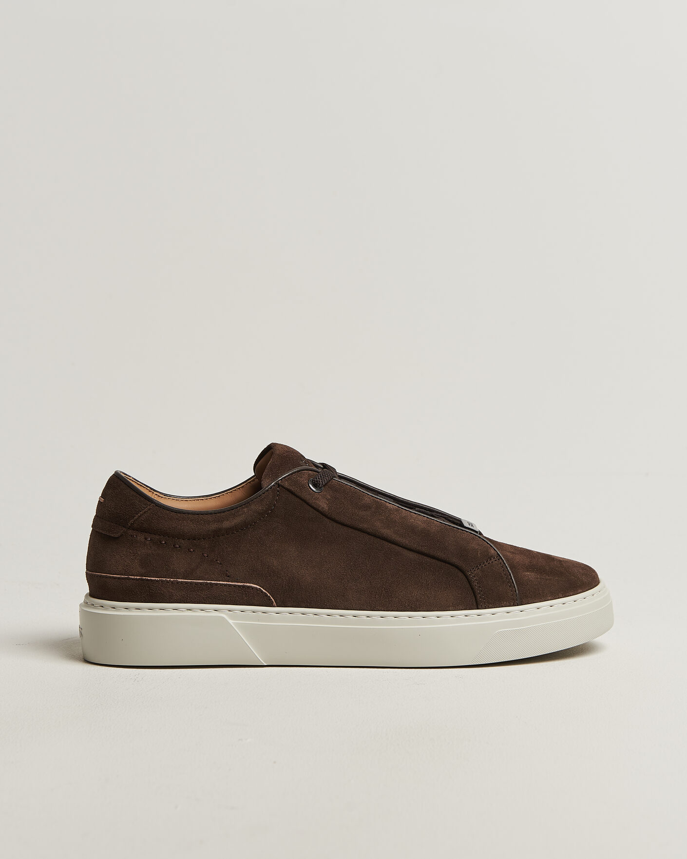 Hombres | Zapatillas | BOSS CAMEL | Gary Suede Sneaker Dark Brown