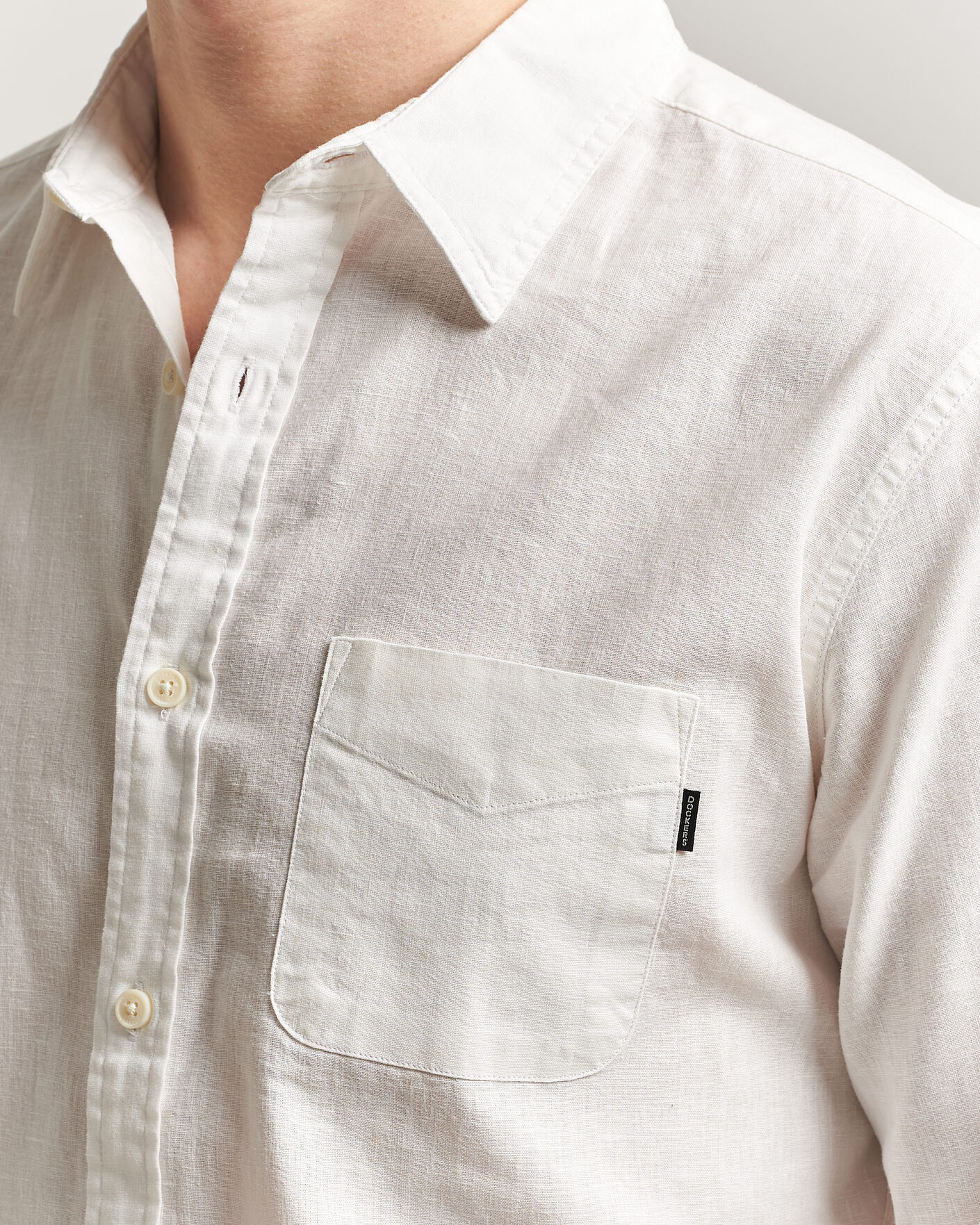 Hombres | Camisas | Dockers | Slim Linen/Cotton Shirt Undyed