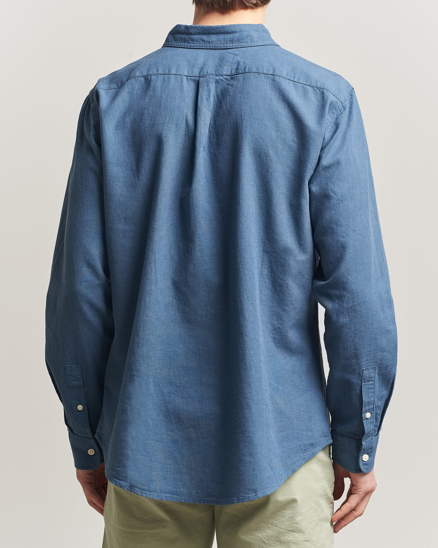 Hombres | Camisas | Dockers | Slim Linen/Cotton Shirt Bering Sea