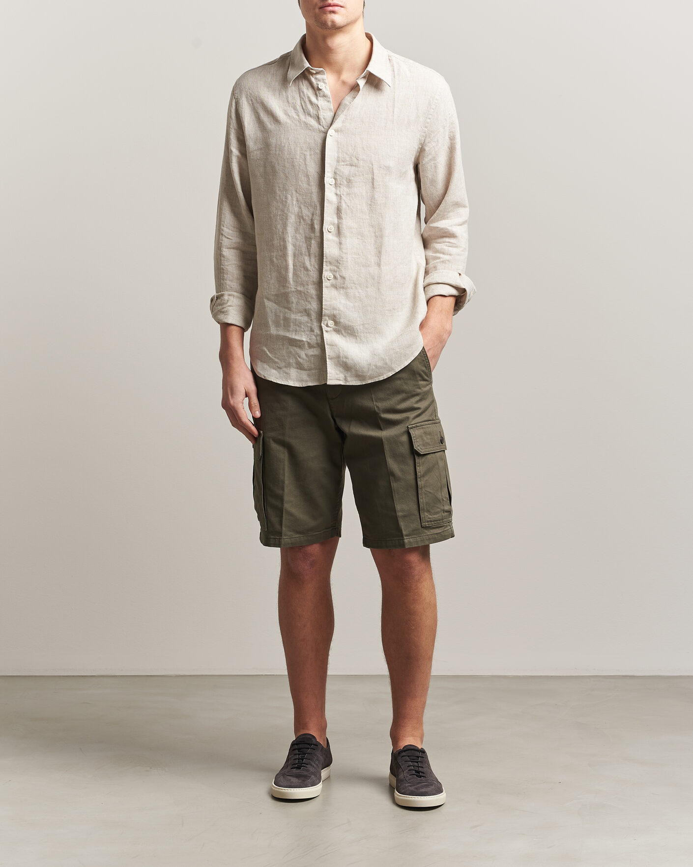 Hombres | Pantalones cortos | Dockers | Straight Cargo Shorts Earth Moss
