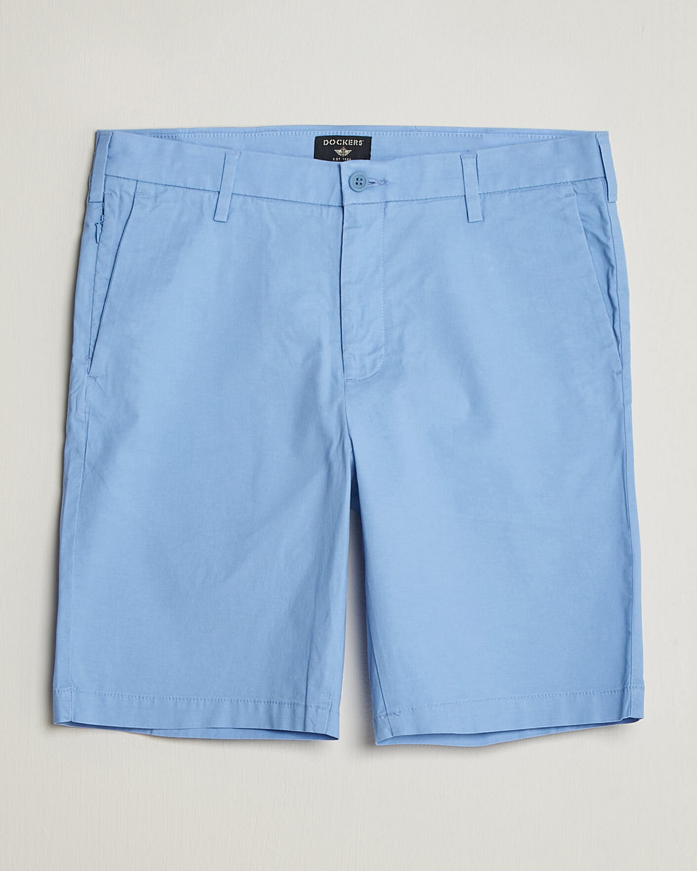 Hombres | Pantalones cortos | Dockers | Slim Cotton/Linen Shorts Vista Blue
