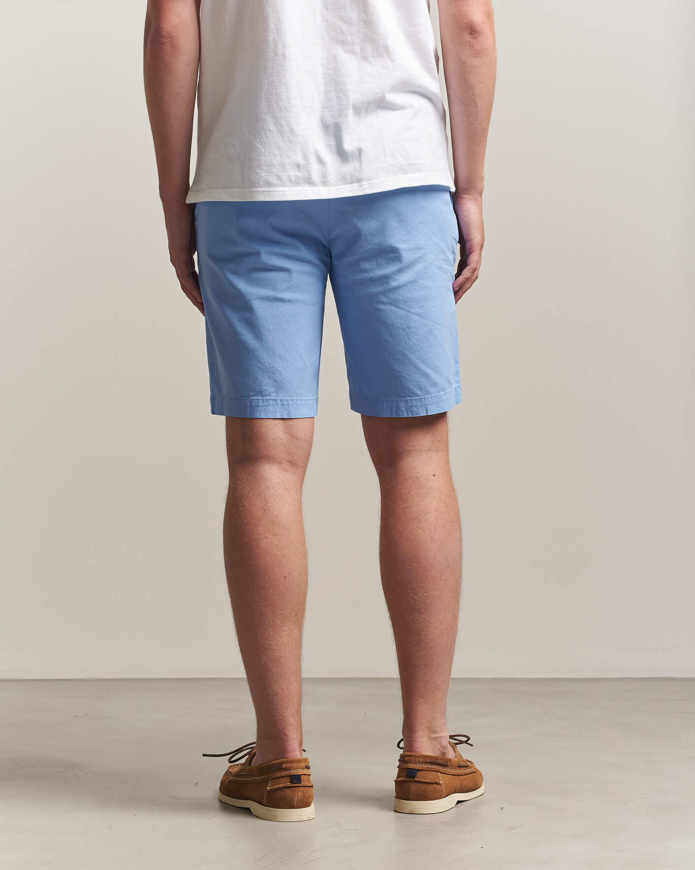 Hombres | Pantalones cortos | Dockers | Slim Cotton/Linen Shorts Vista Blue