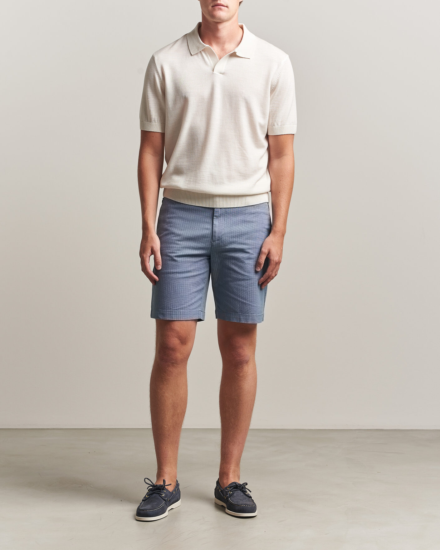 Hombres | Pantalones cortos | Dockers | Slim Cotton/Linen Shorts Bering Sea