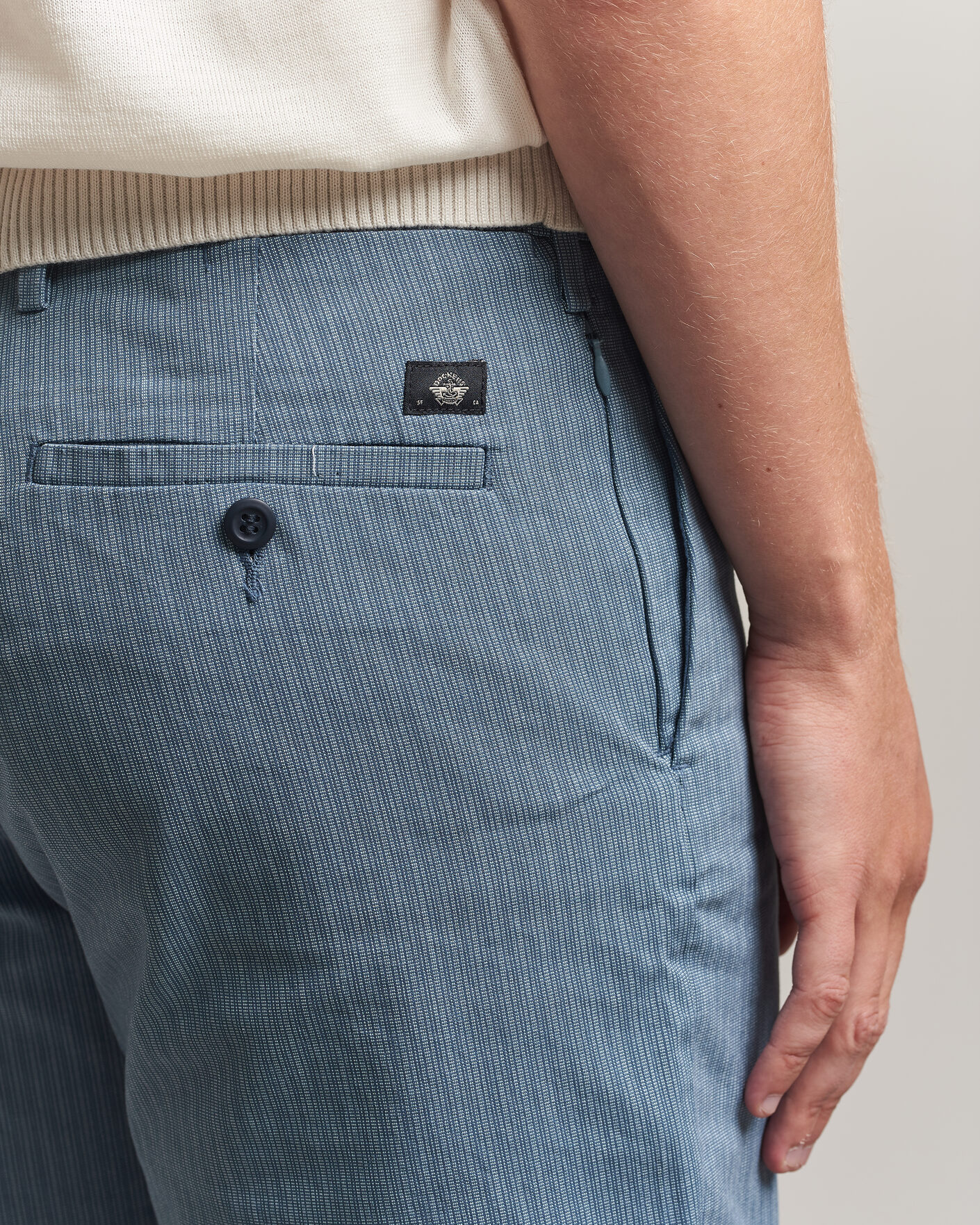 Hombres | Pantalones cortos | Dockers | Slim Cotton/Linen Shorts Bering Sea