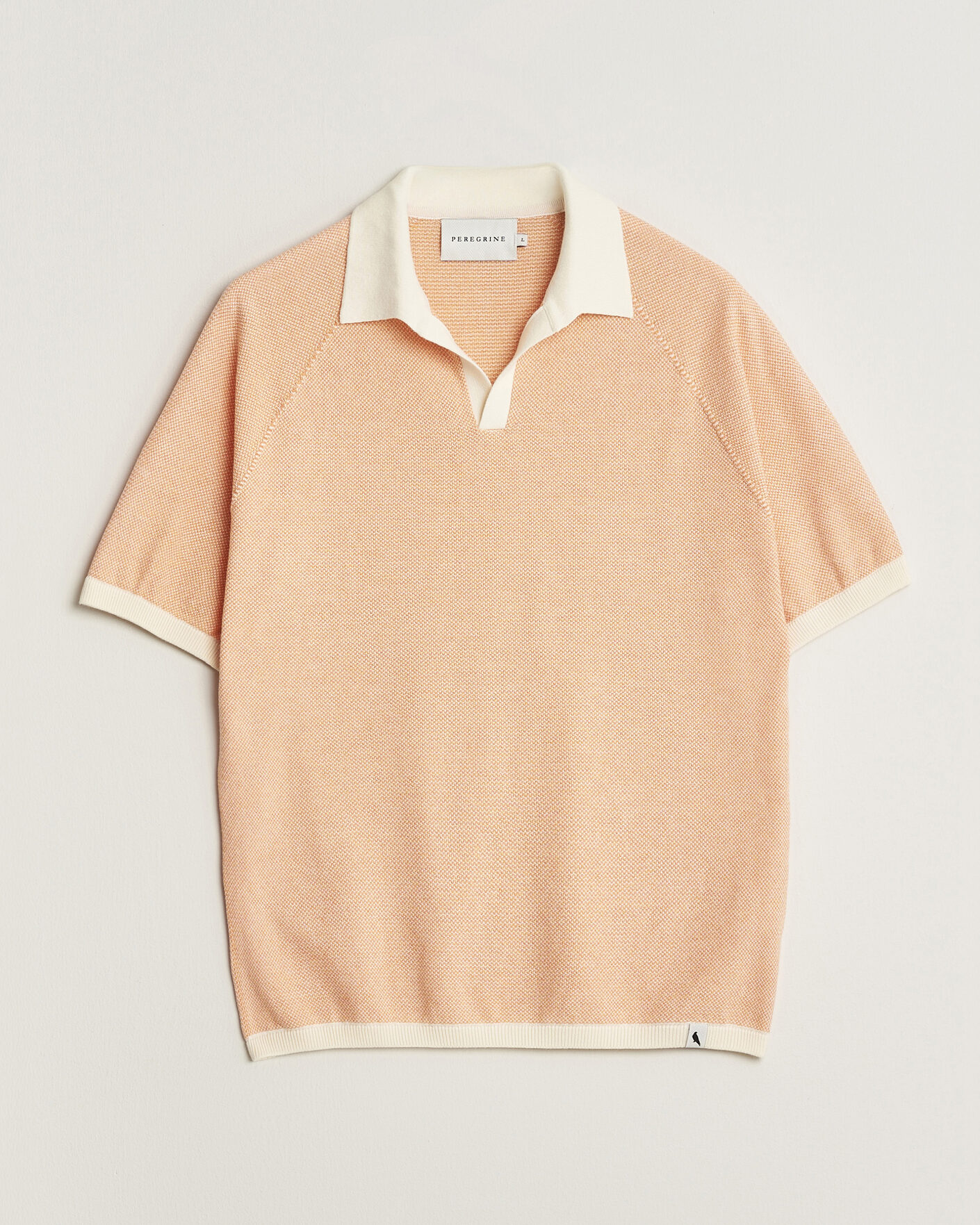 Hombres | Polos | Peregrine | Lynton Cotton Polo Apricot