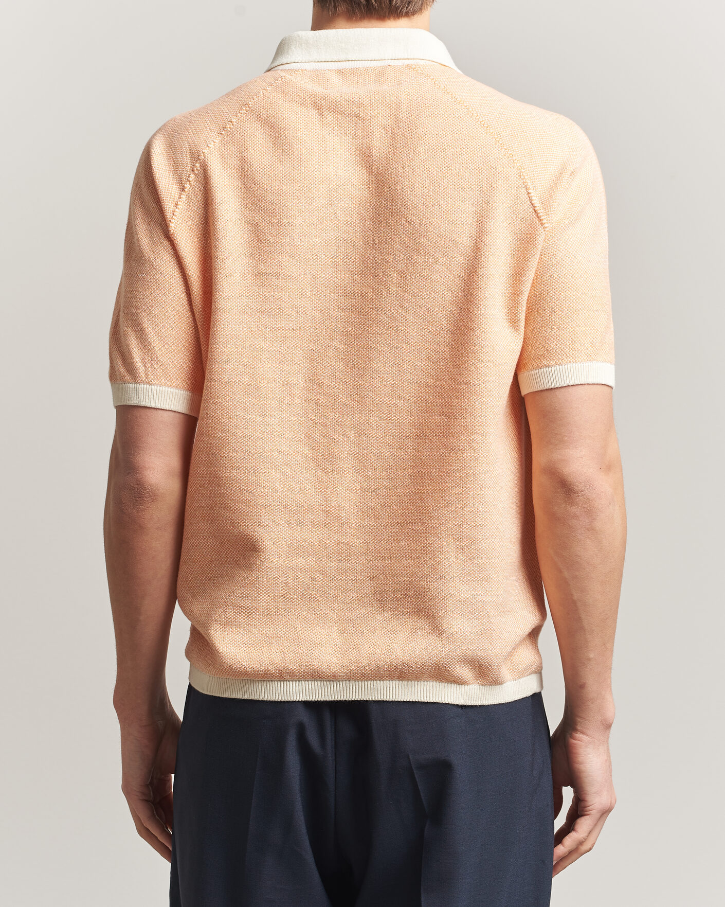 Hombres | Polos | Peregrine | Lynton Cotton Polo Apricot