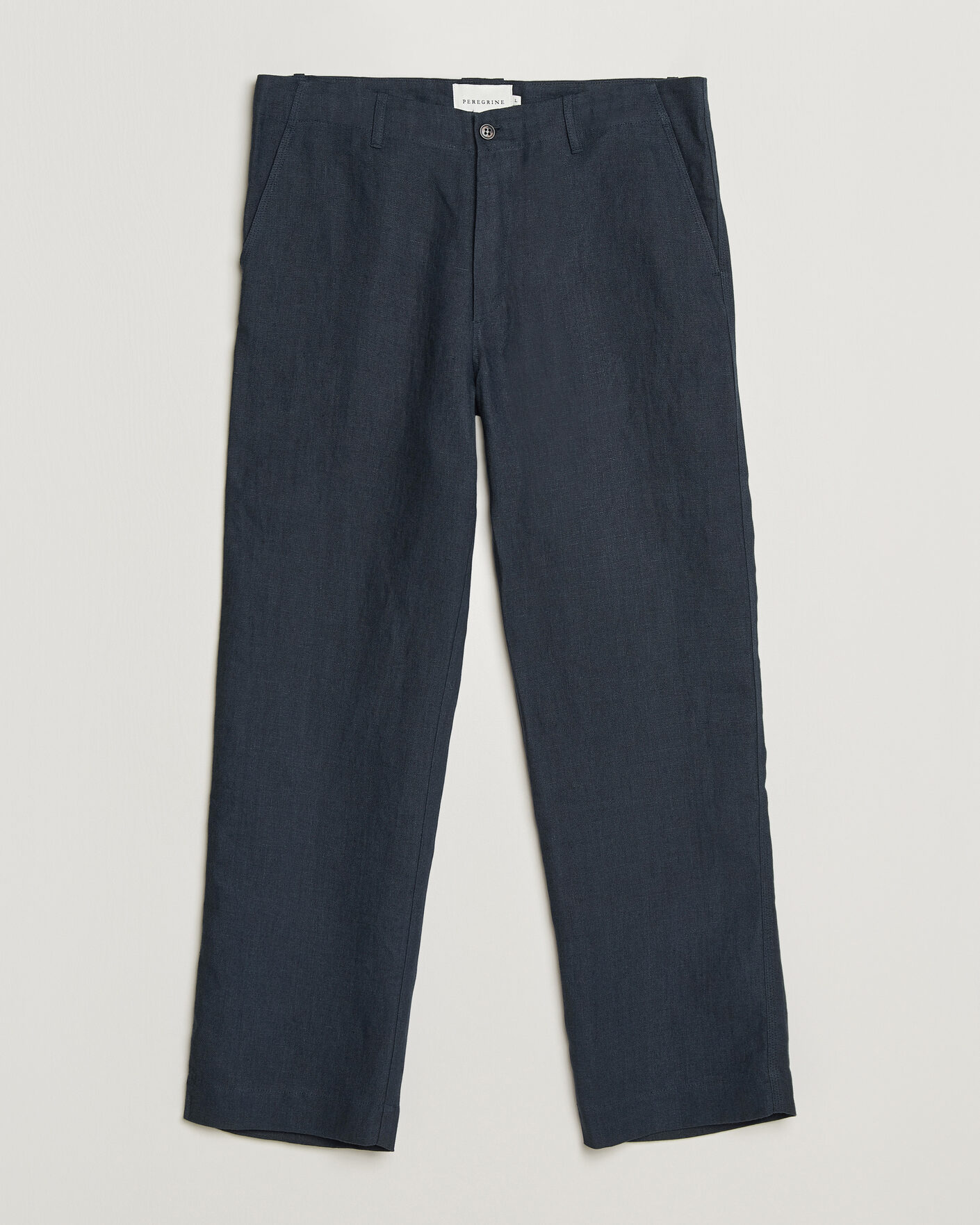 Hombres | Pantalones | Peregrine | Windsor Linen Trousers Navy