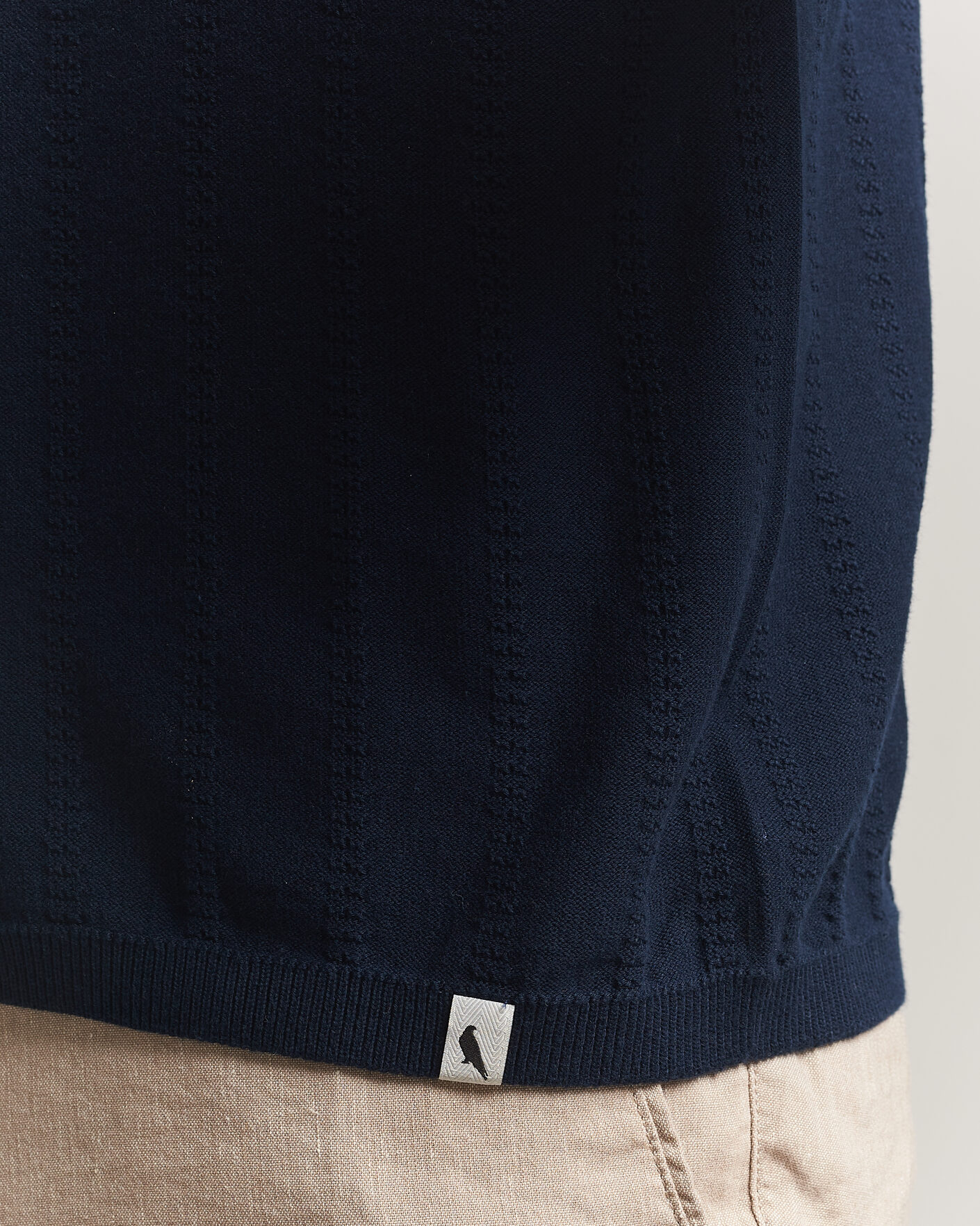 Hombres | Polos | Peregrine | Alma Cotton Structure Polo Navy