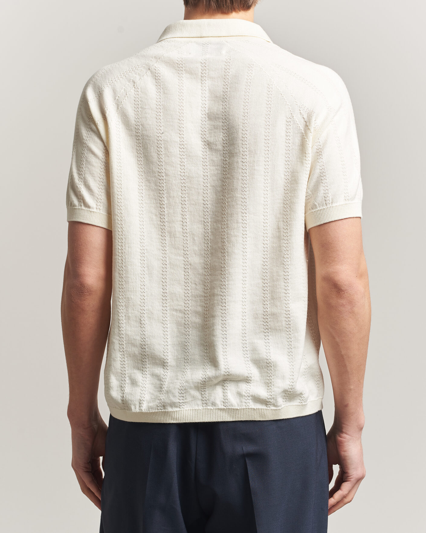 Hombres | Polos | Peregrine | Alma Cotton Structure Polo White