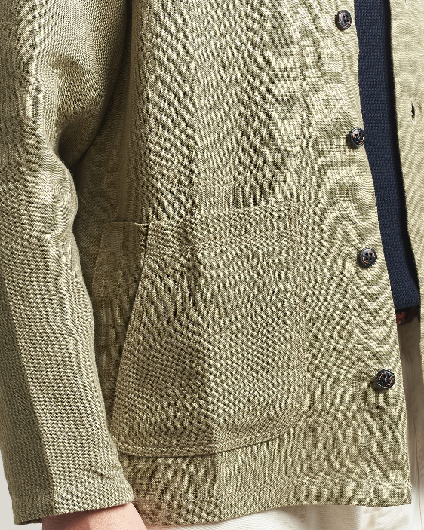 Hombres | Camisas | Peregrine | Windsor Linen Shacket Khaki
