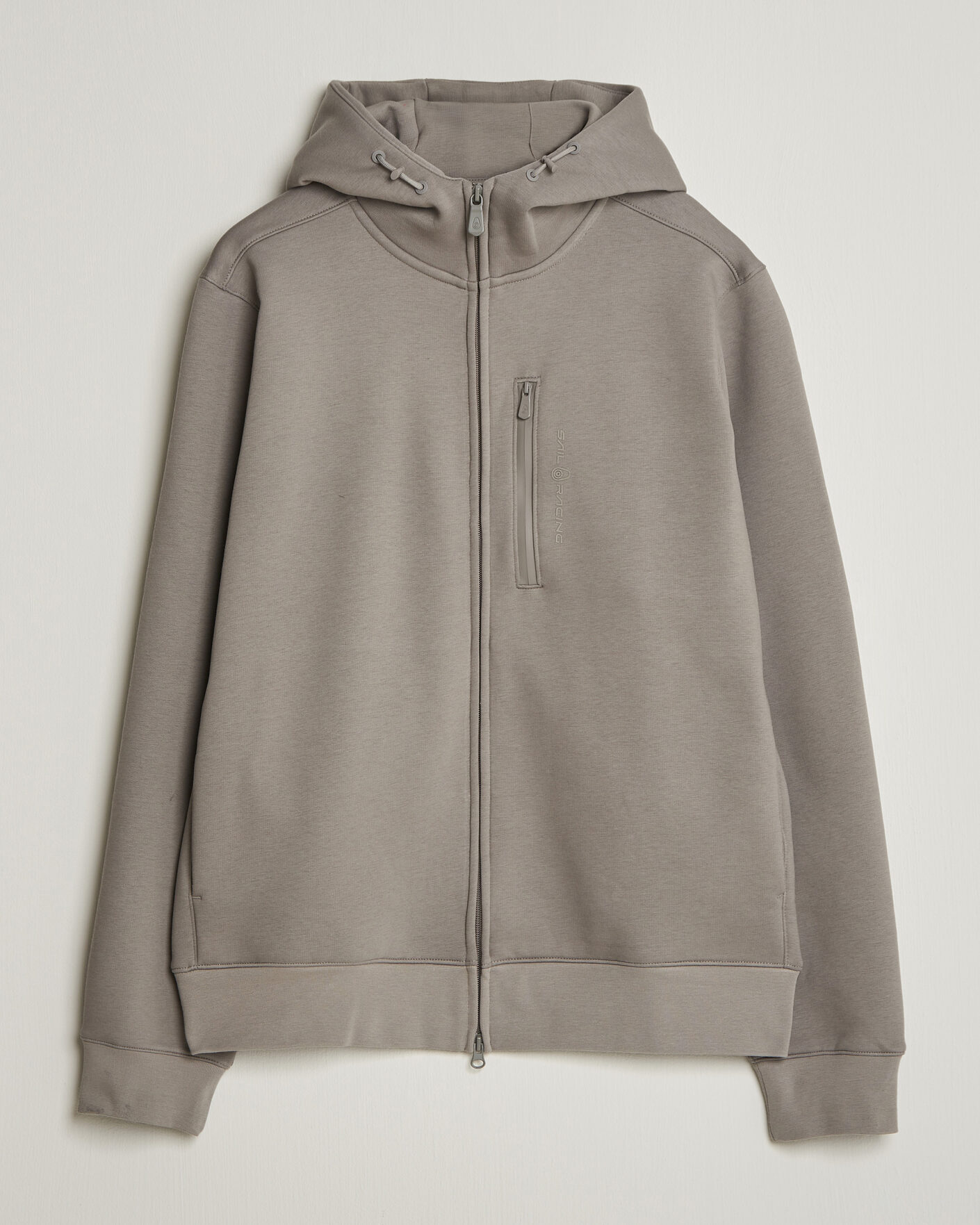 Hombres | Jerséis y prendas de punto | Sail Racing | Bowman Monochrome Full Zip Hoodie Oyster
