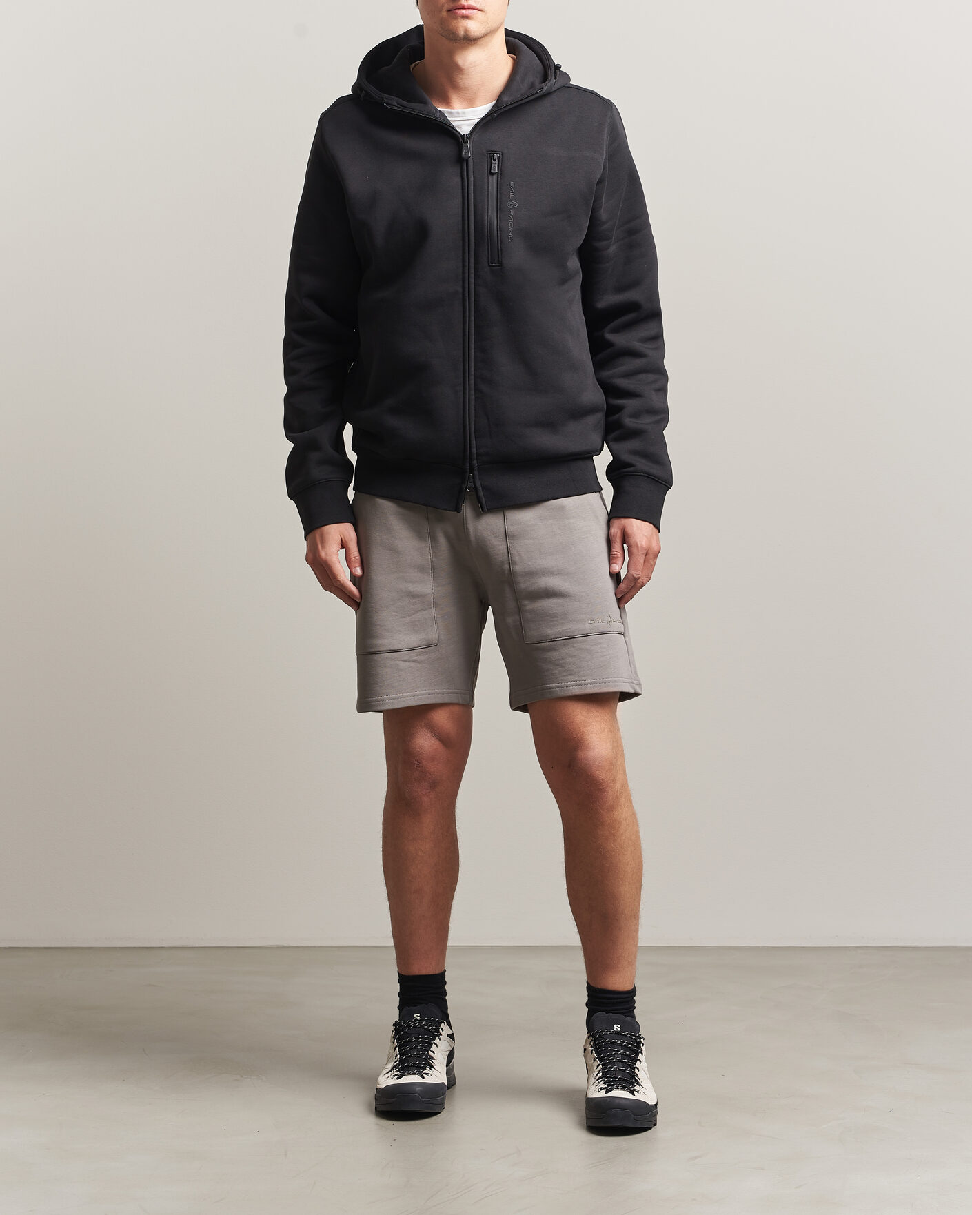 Hombres | Jerséis y prendas de punto | Sail Racing | Bowman Monochrome Full Zip Hoodie Carbon