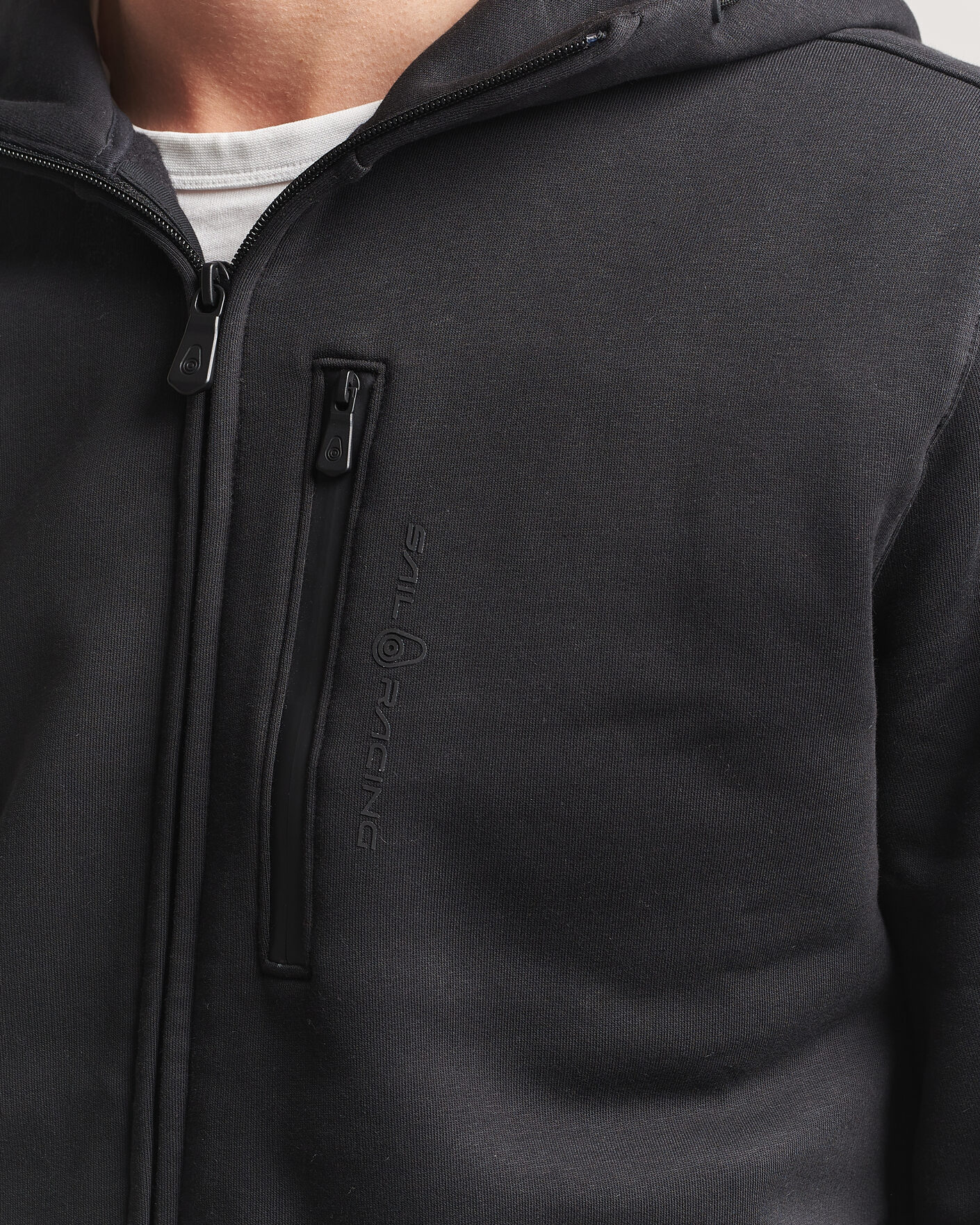 Hombres | Jerséis y prendas de punto | Sail Racing | Bowman Monochrome Full Zip Hoodie Carbon