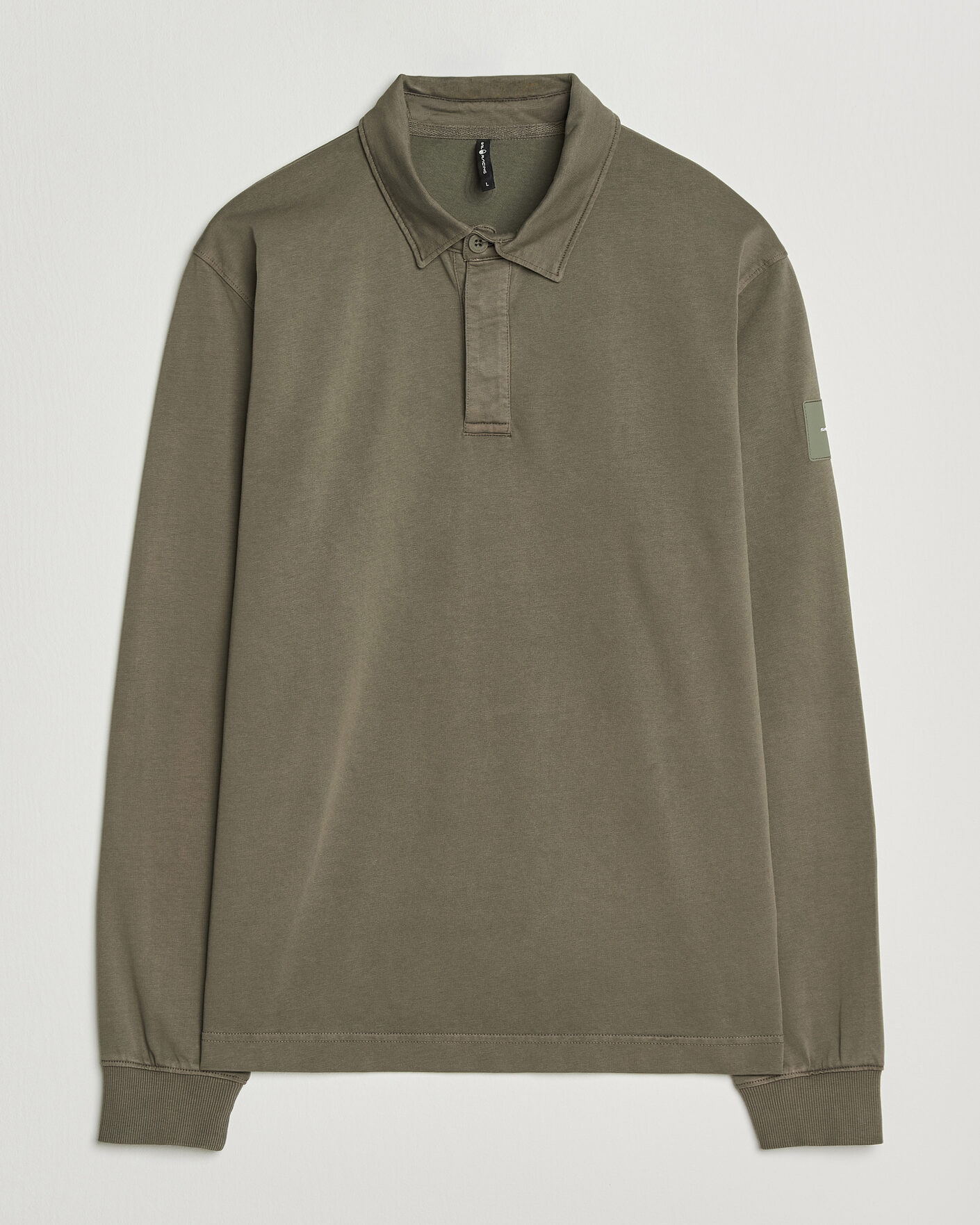 Hombres | Jerséis y prendas de punto | Sail Racing | Wind Pigment Dyed Rugger Mud Green