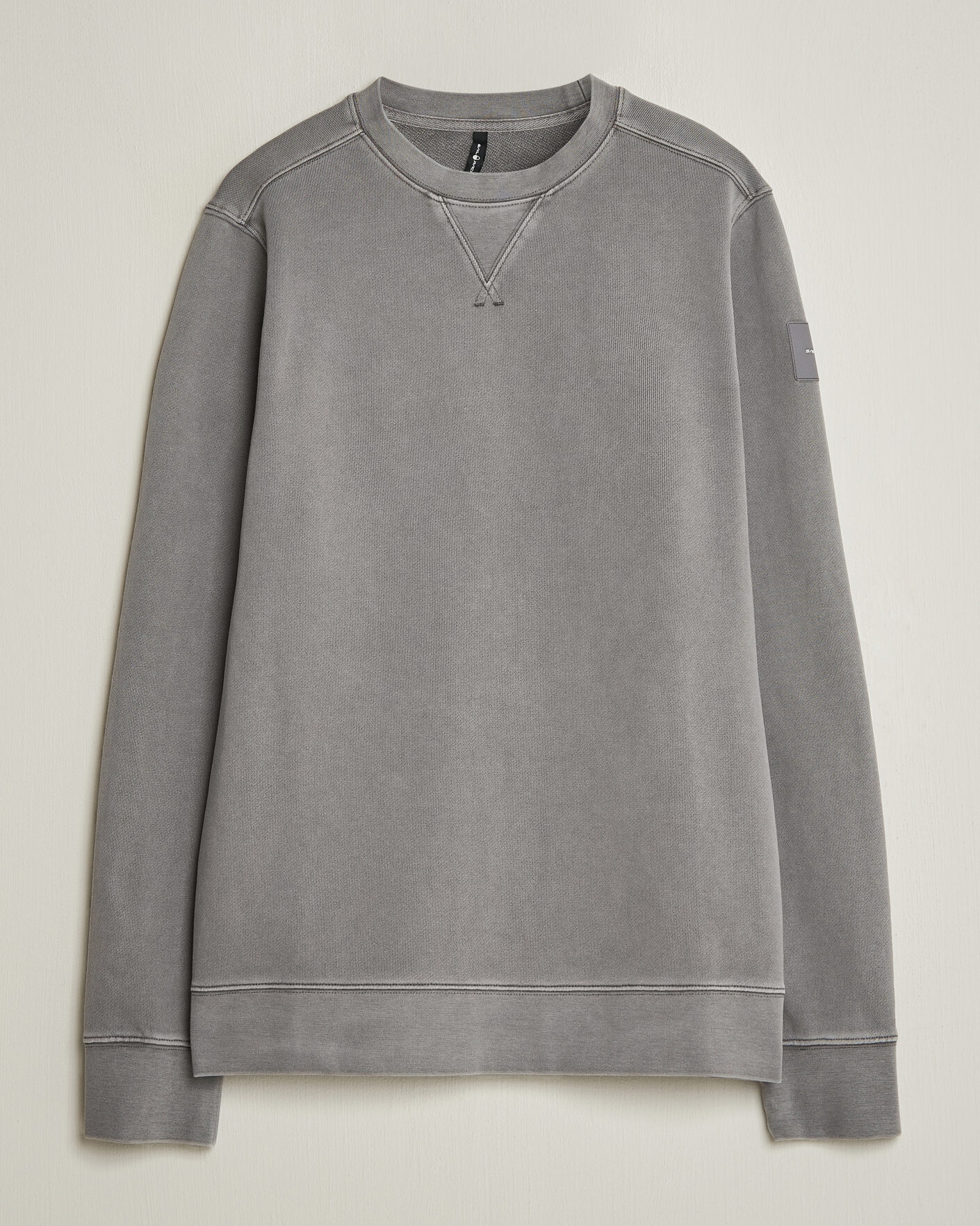 Hombres | Jerséis y prendas de punto | Sail Racing | Wind Pigment Dyed Sweatshirt Frost Grey