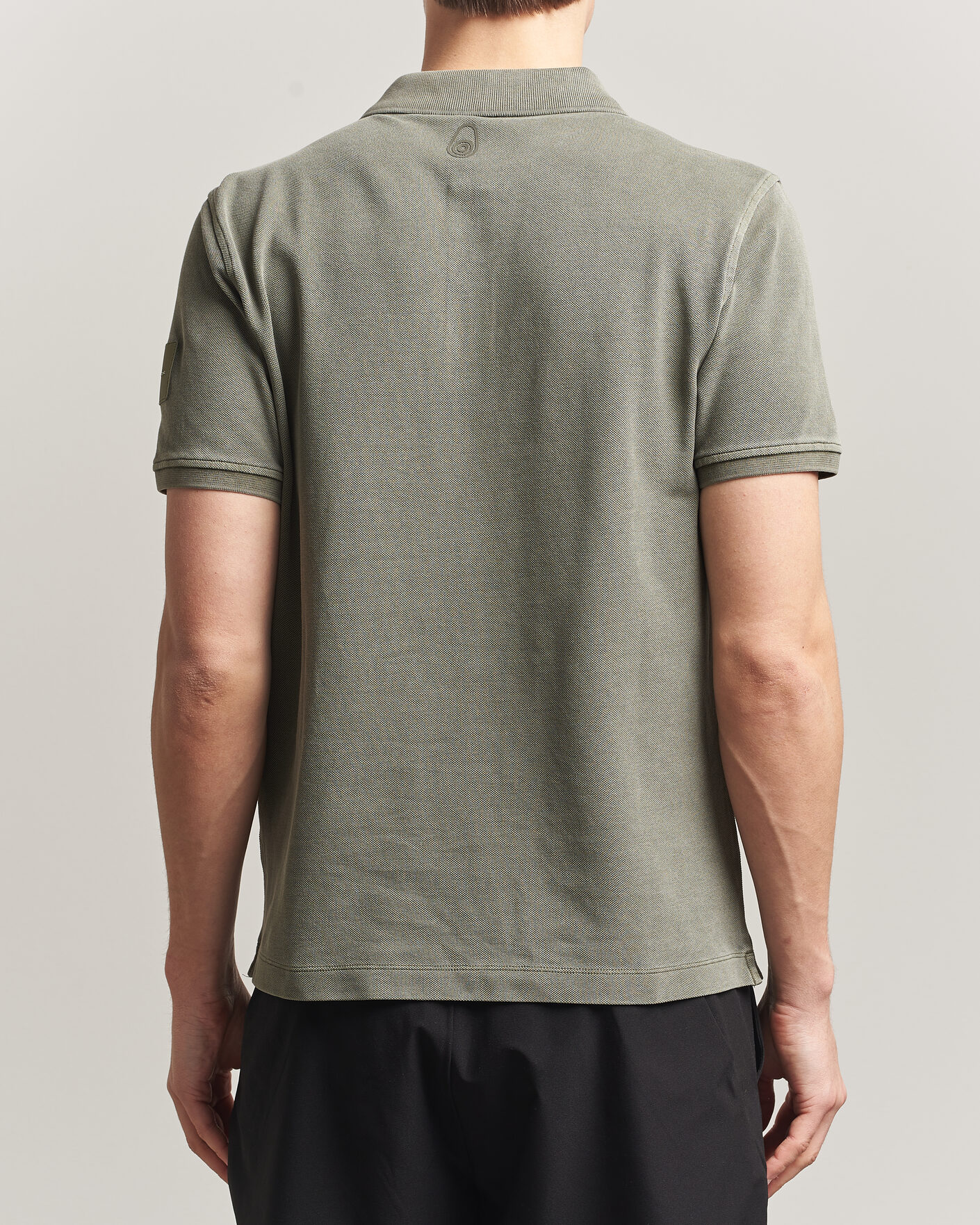 Hombres | Polos | Sail Racing | Wind Pigment Dyed Polo Mud Green