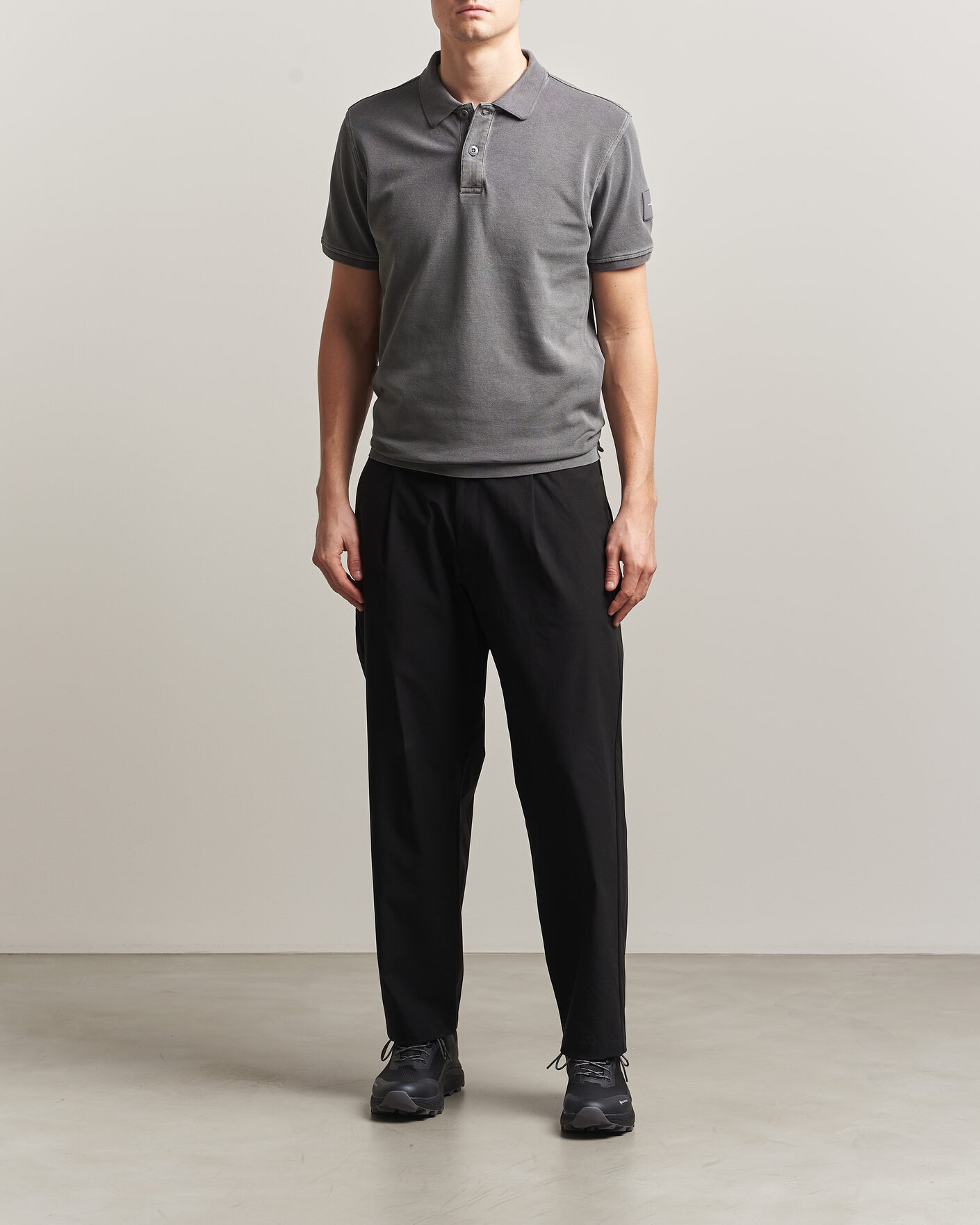 Hombres | Polos | Sail Racing | Wind Pigment Dyed Polo Frost Grey