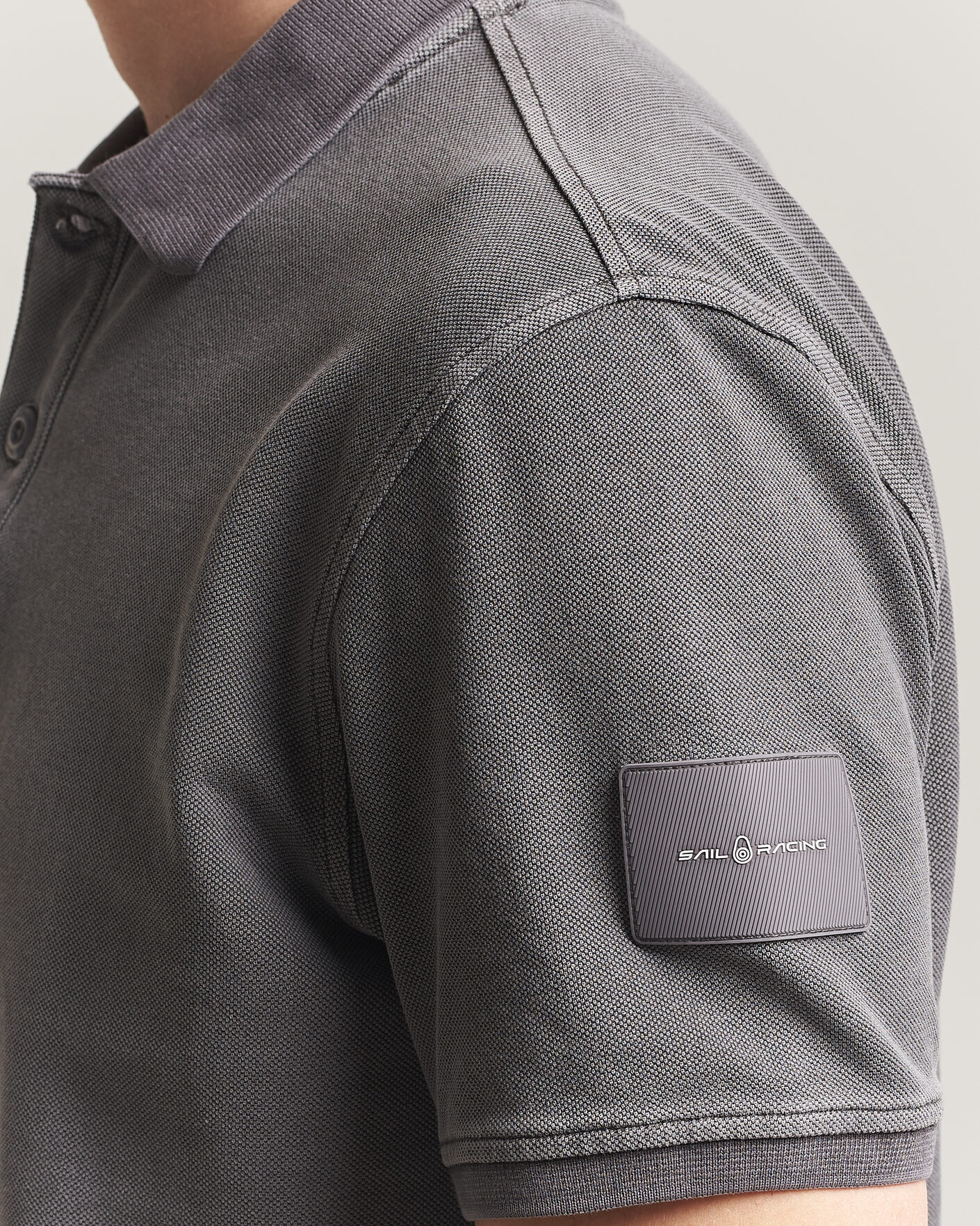 Hombres | Polos | Sail Racing | Wind Pigment Dyed Polo Frost Grey