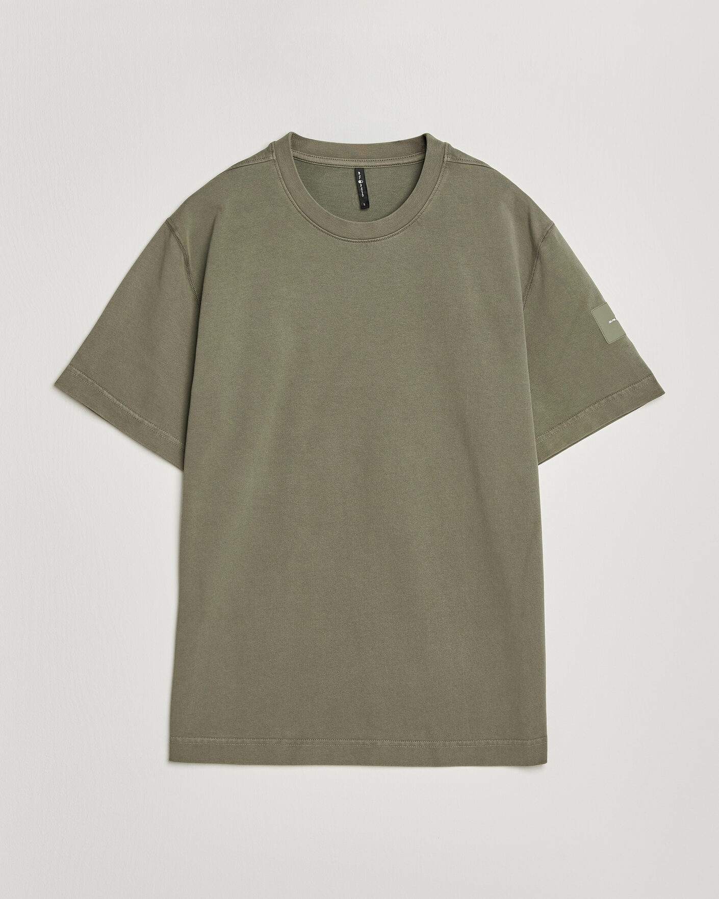 Hombres | Camisetas | Sail Racing | Wind Pigment Dyed T-Shirt Mud Green