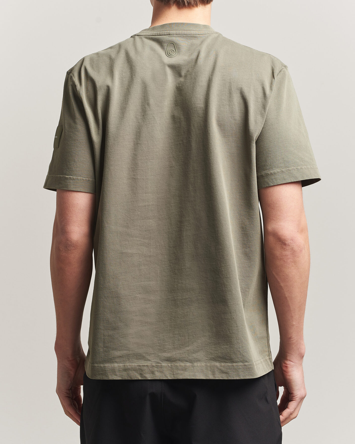 Hombres | Camisetas | Sail Racing | Wind Pigment Dyed T-Shirt Mud Green